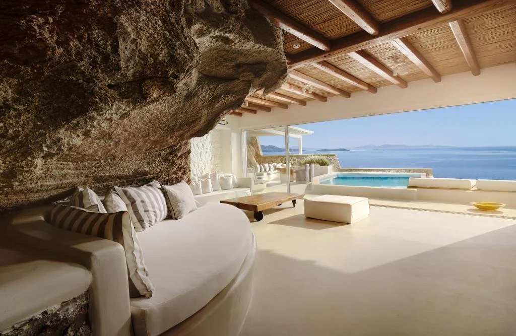 Cavo Tagoo two-bedroom suite in Mykonos greece