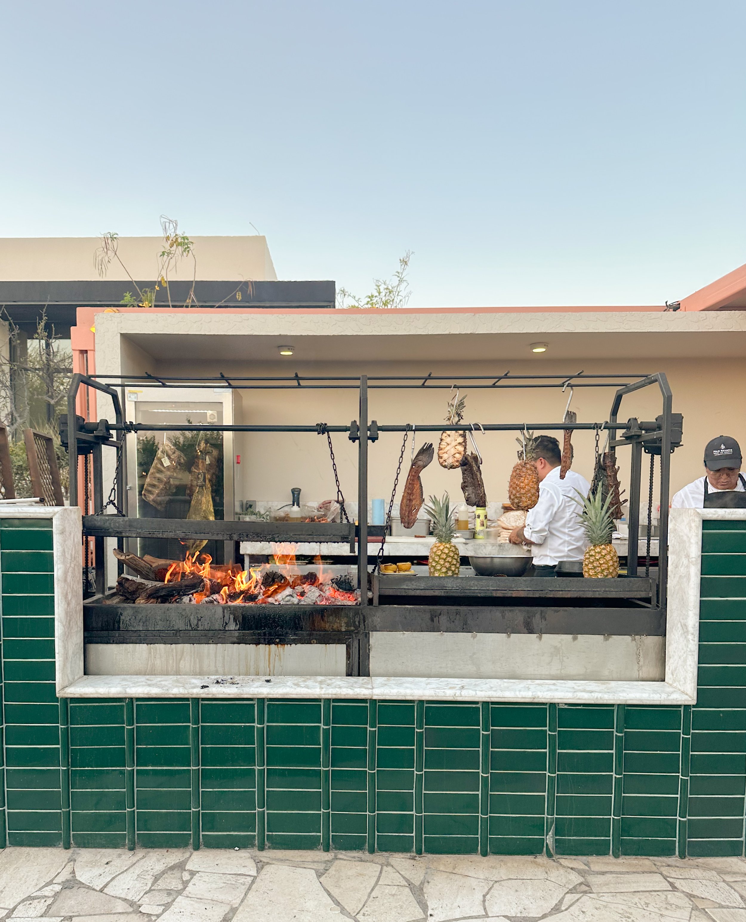 ourdoor dining at Limon restaurant, Four Seasons Los Cabos at Costa Palmas, East Cape, Los Cabos