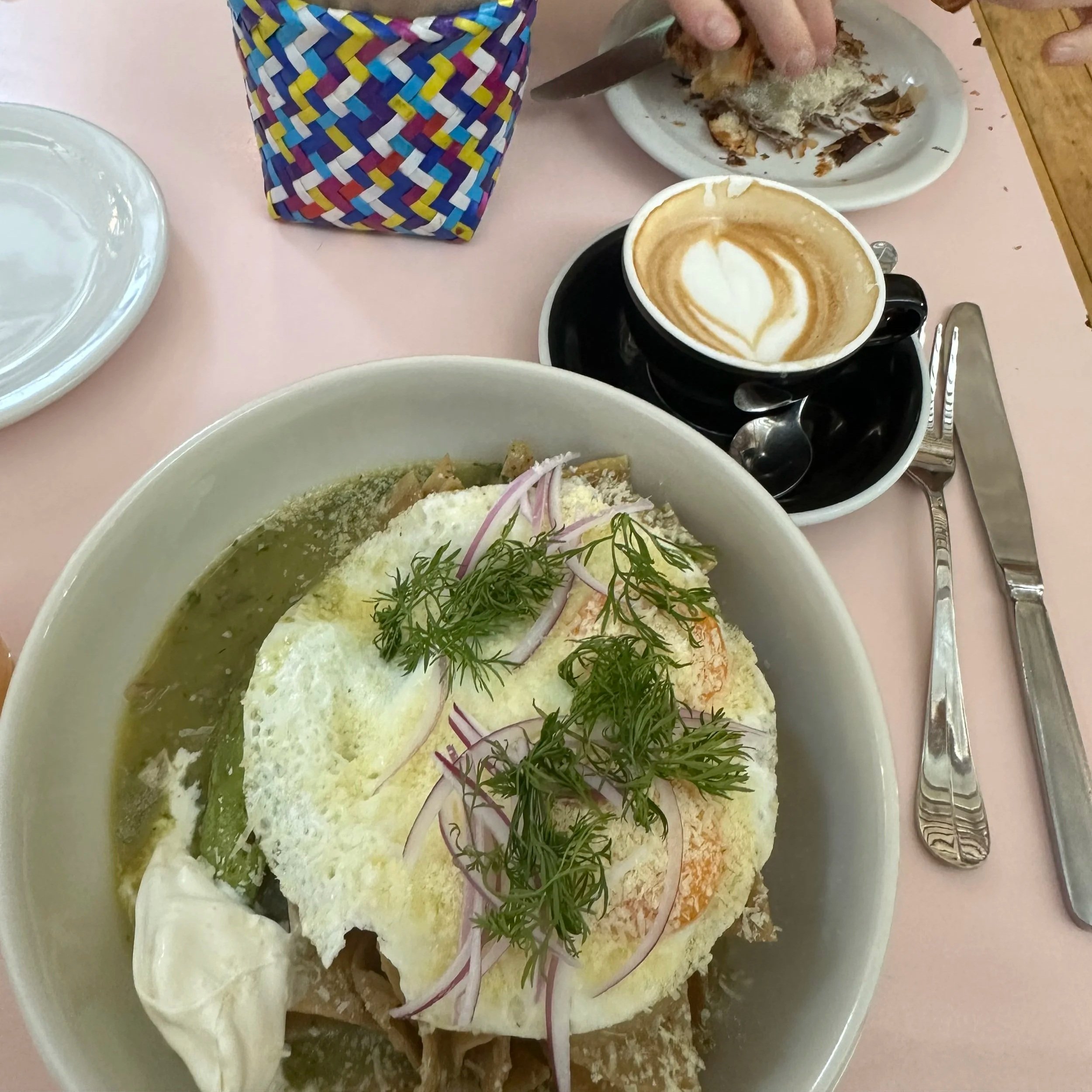 breakfast chilaquiles in mexico city