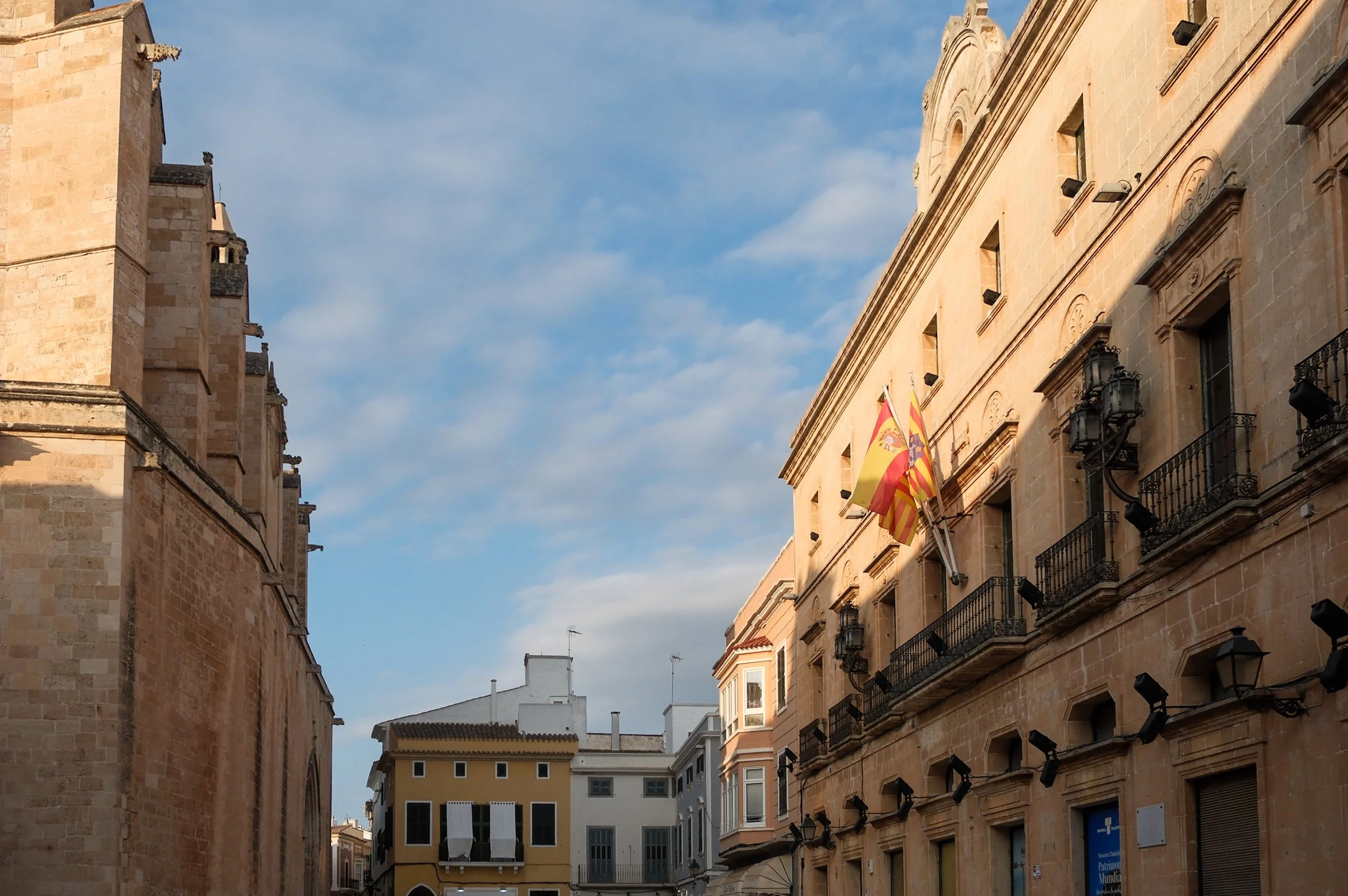 ciutadella old town in menorca spain