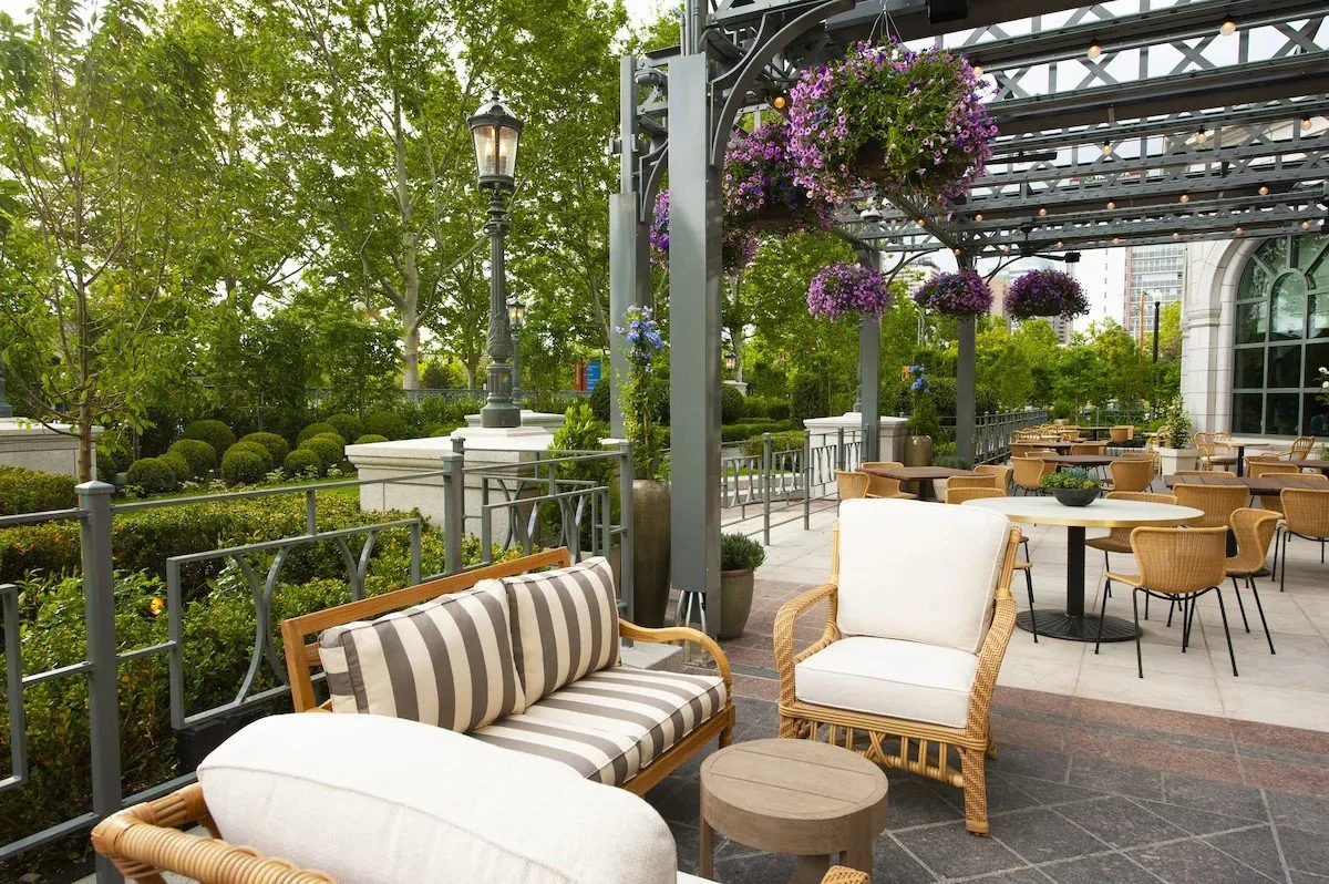 patio at the grand american in salt lake city utah