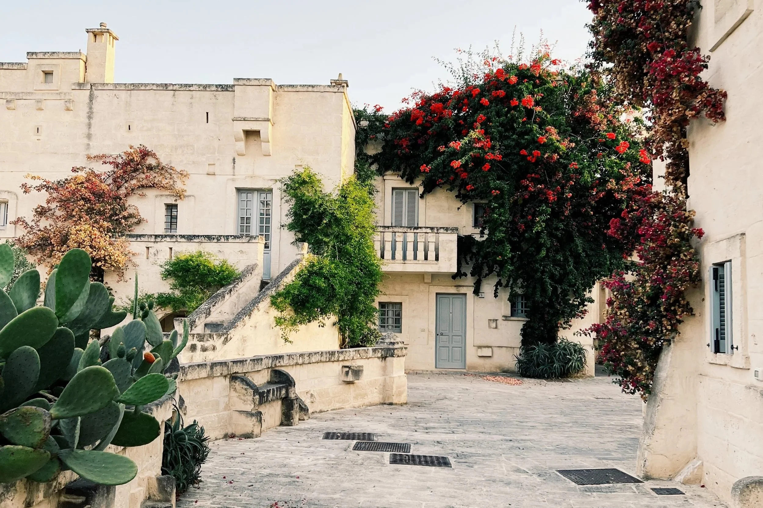 white buildings in Borgo Egnazia in Puglia Italy