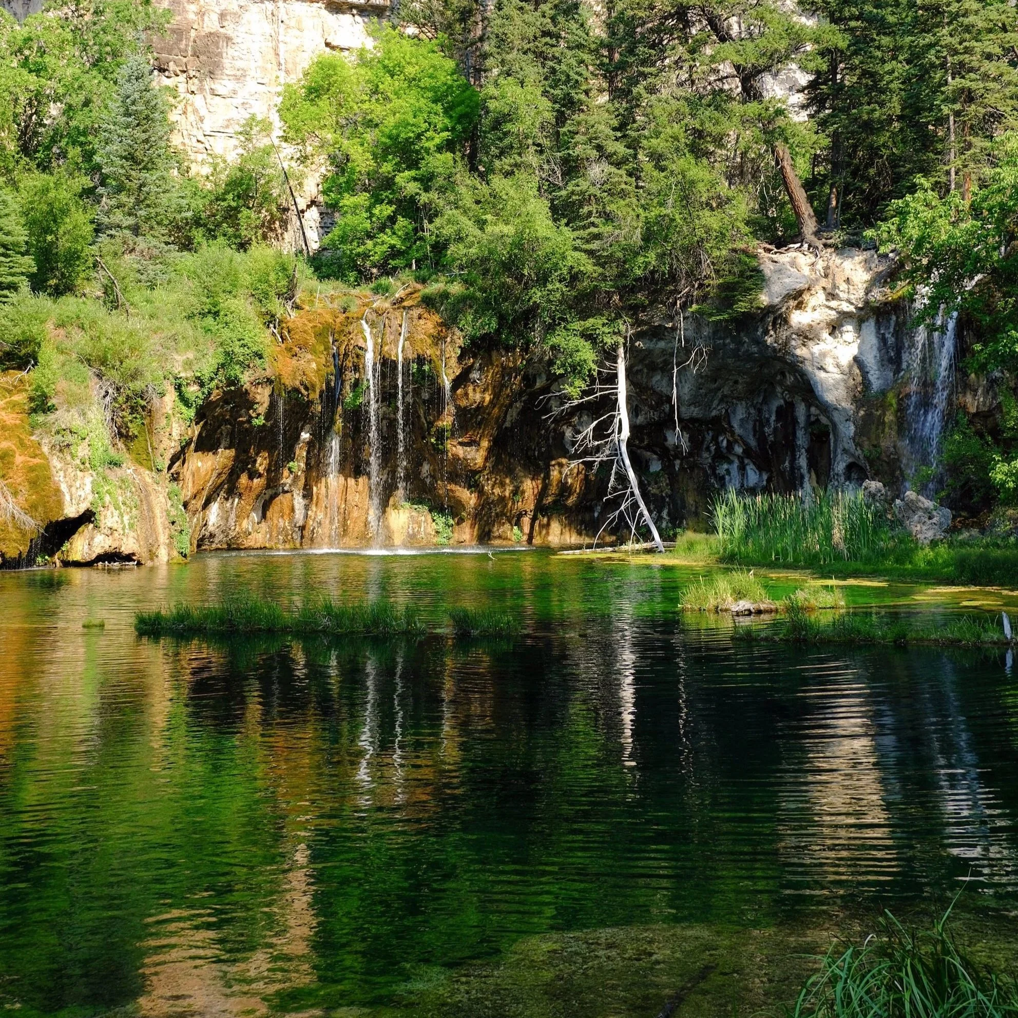 hanging lake is worth the reward on the top of hanging lake trail
