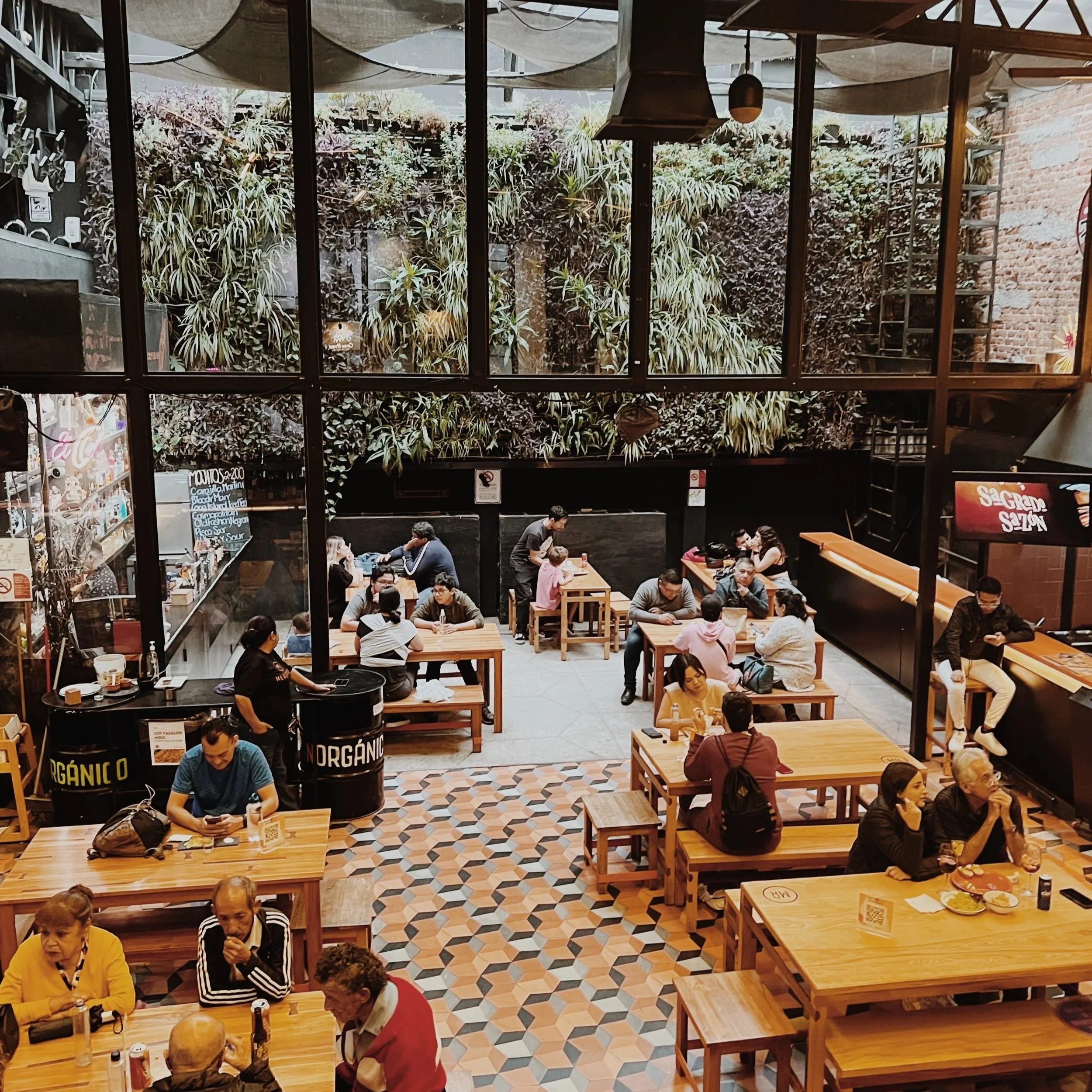 Mercado Roma food hall in Mexico City, Mexico