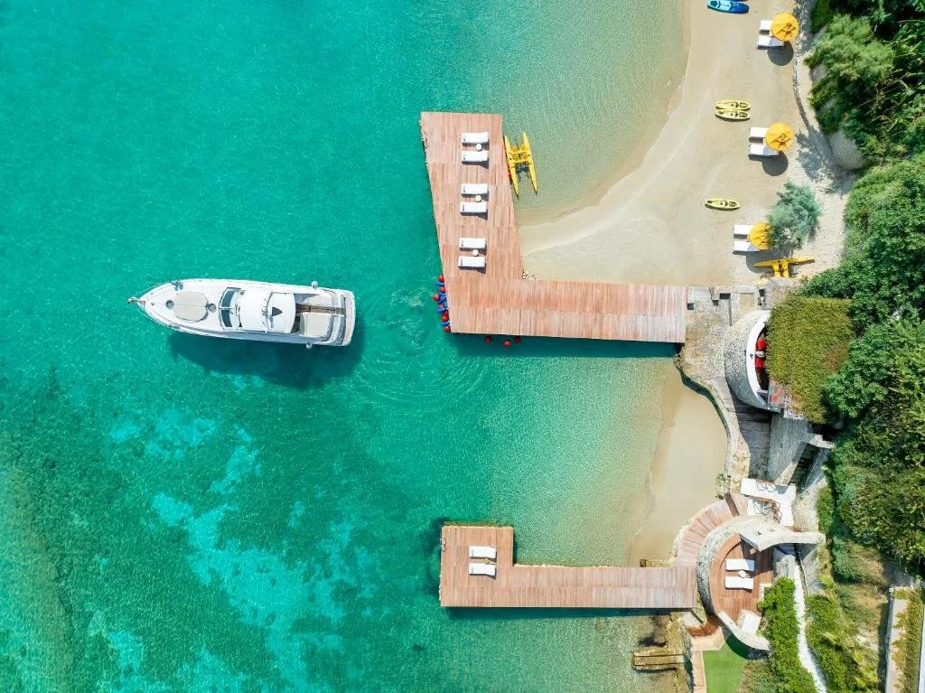 aerial view of Porto Zante Hotel in Zakynthos