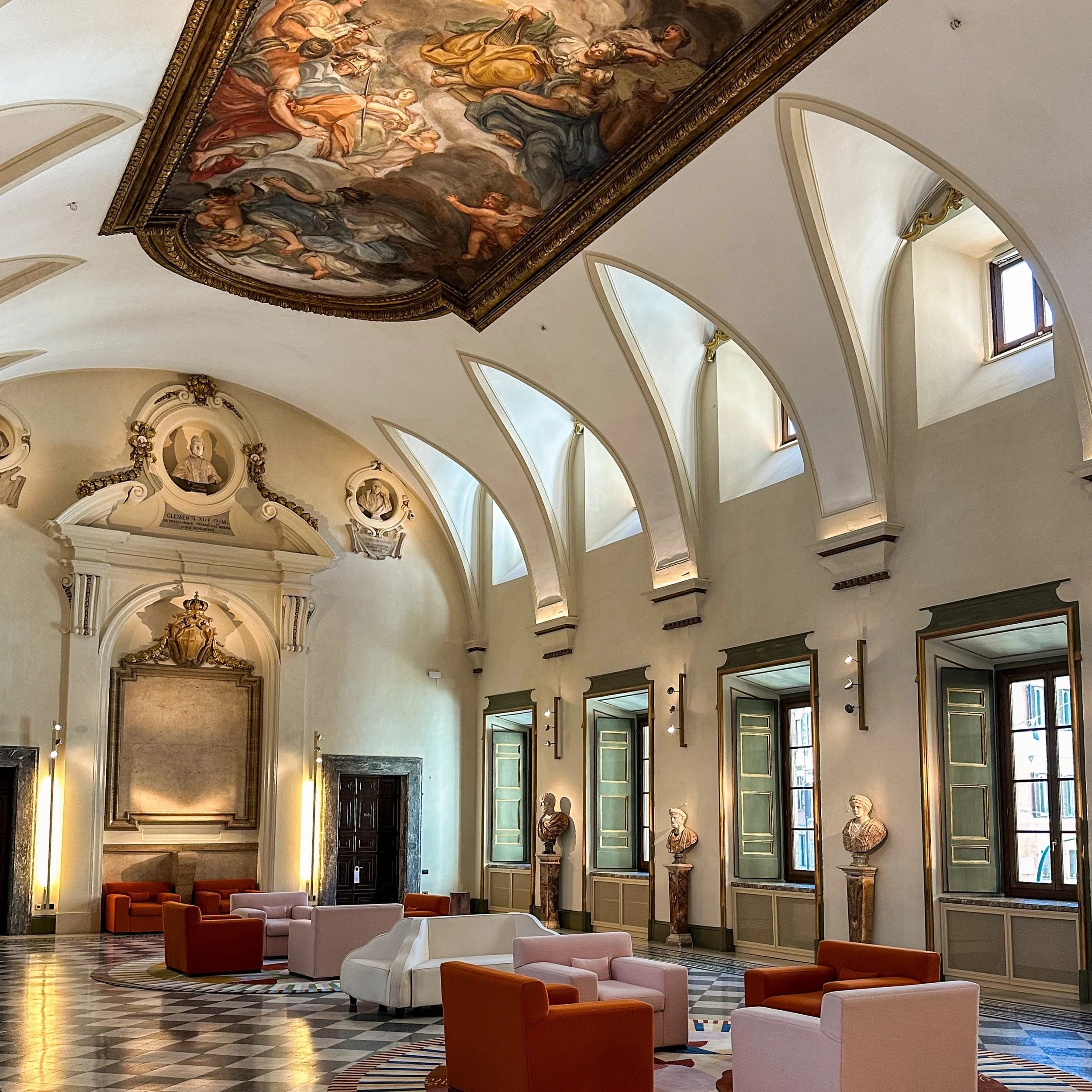palazzo talia meeting area in rome italy