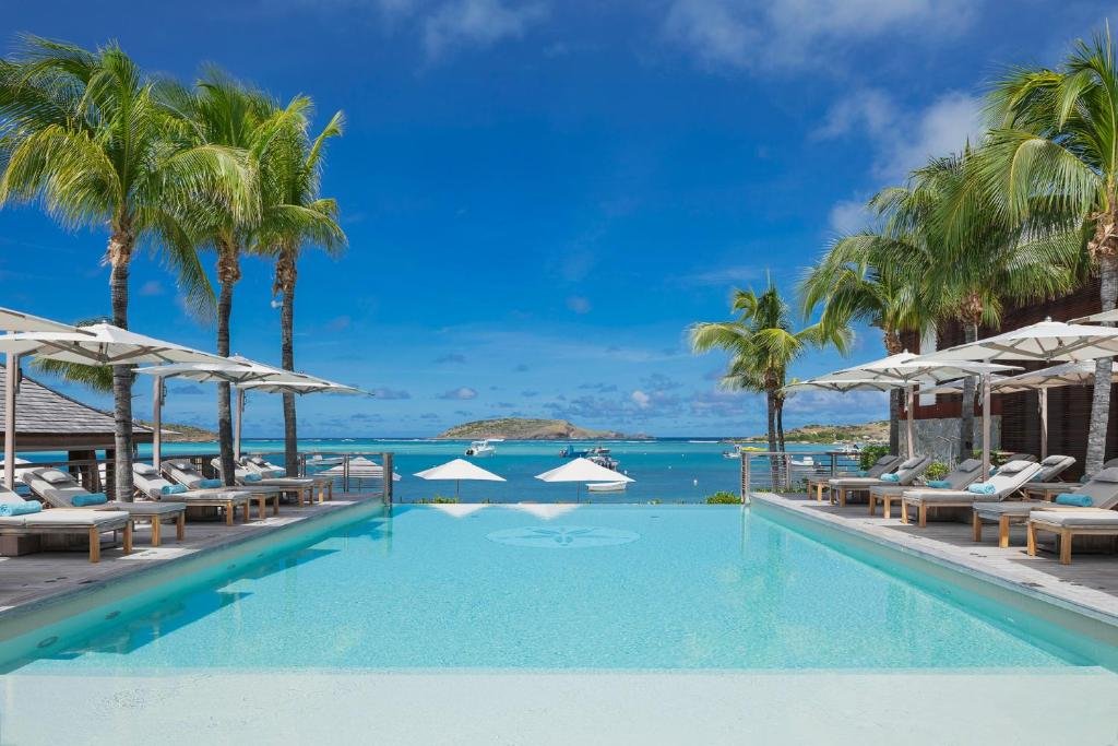 pool at le barthelemy hotel and spa in st. barths