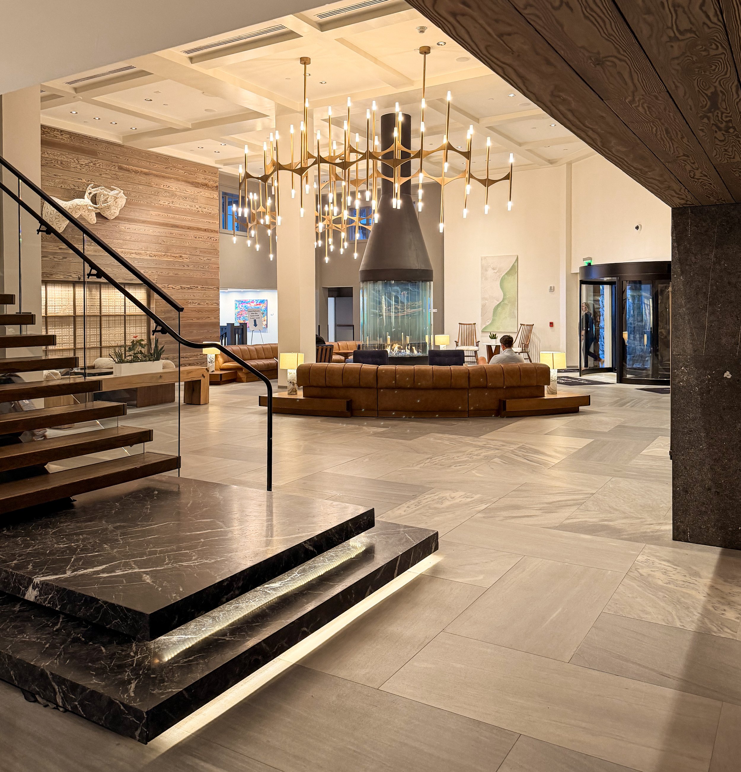 lobby at the hythe vail
