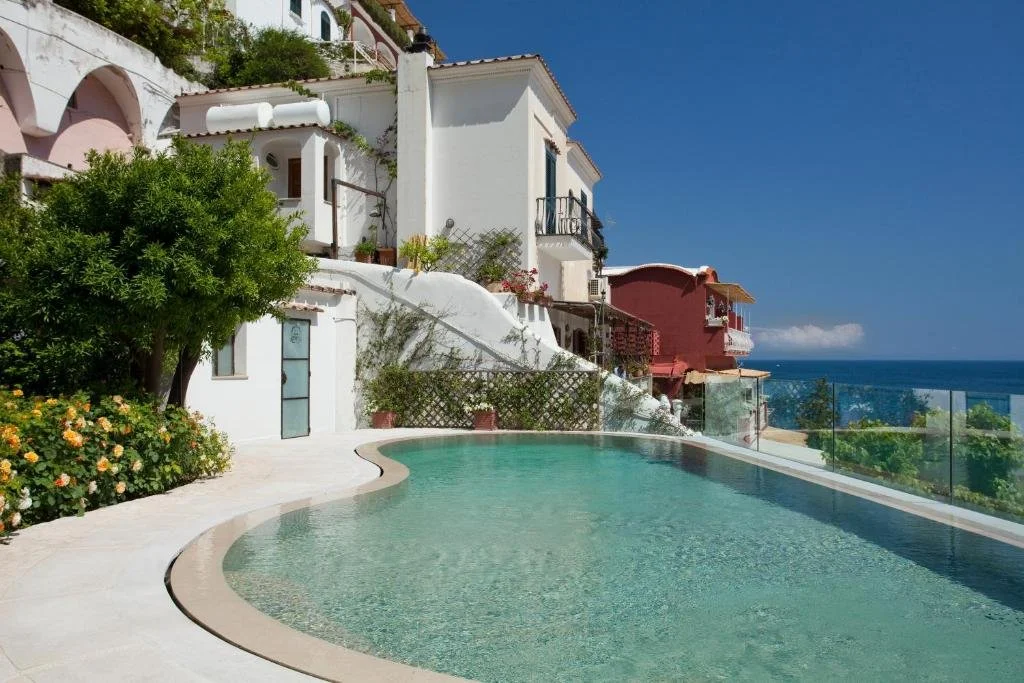 pool at hotel palazzo murat in positano italy
