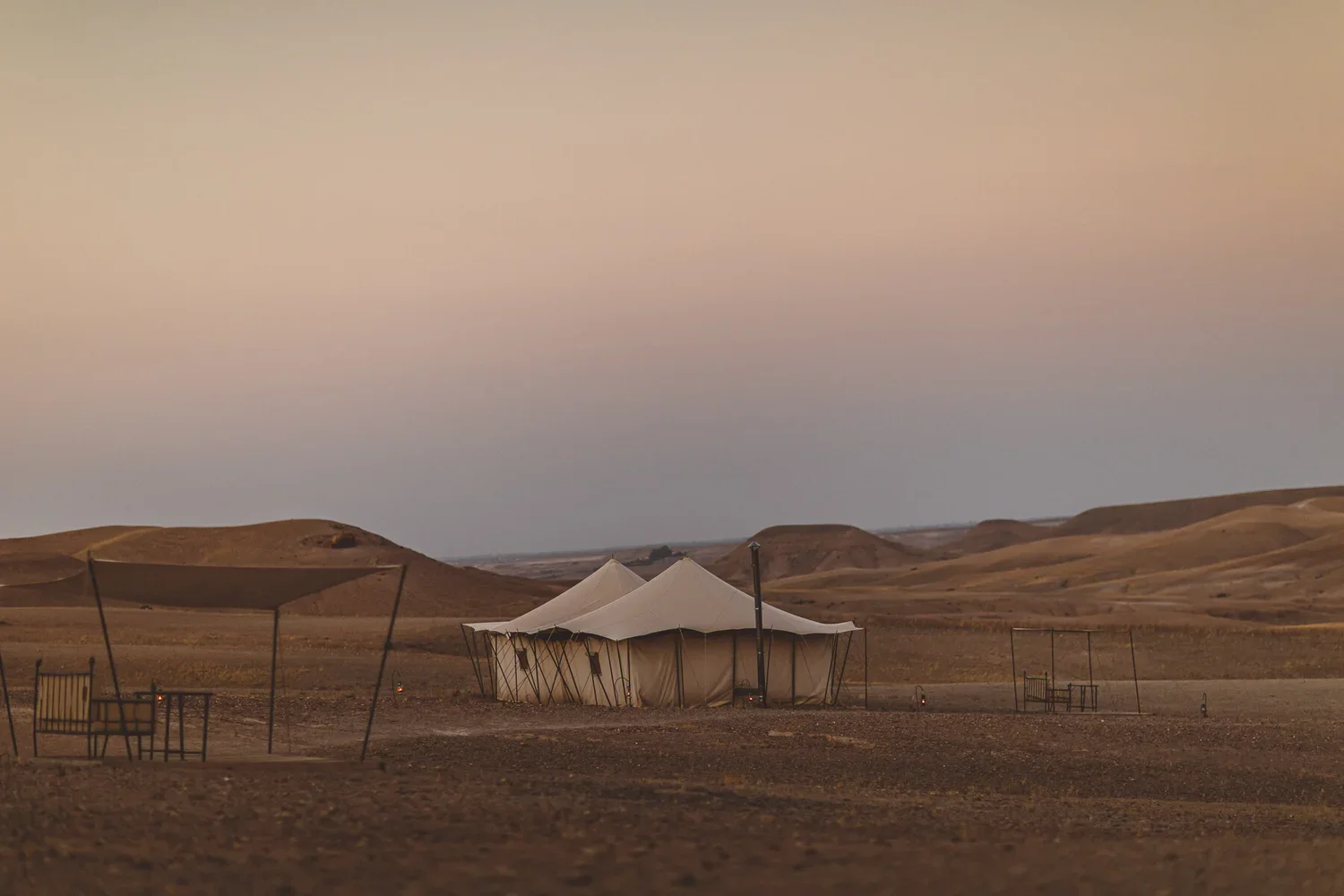 scarabeo camp in agafay desert in morocco