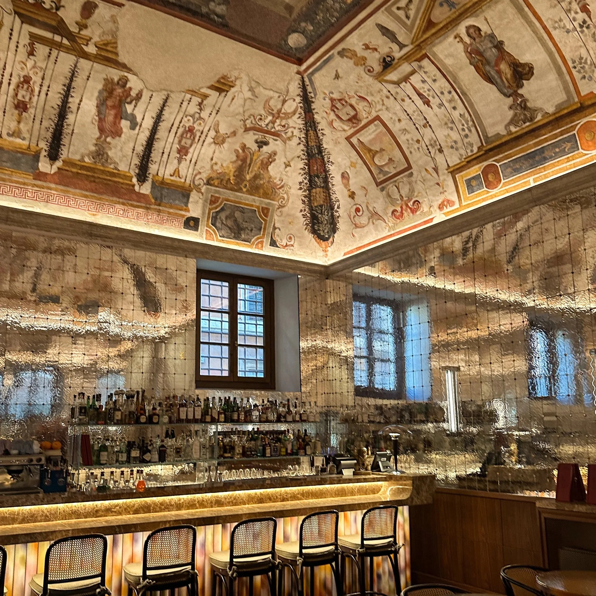 Bar at Hotel Palazzo talia in Rome Italy