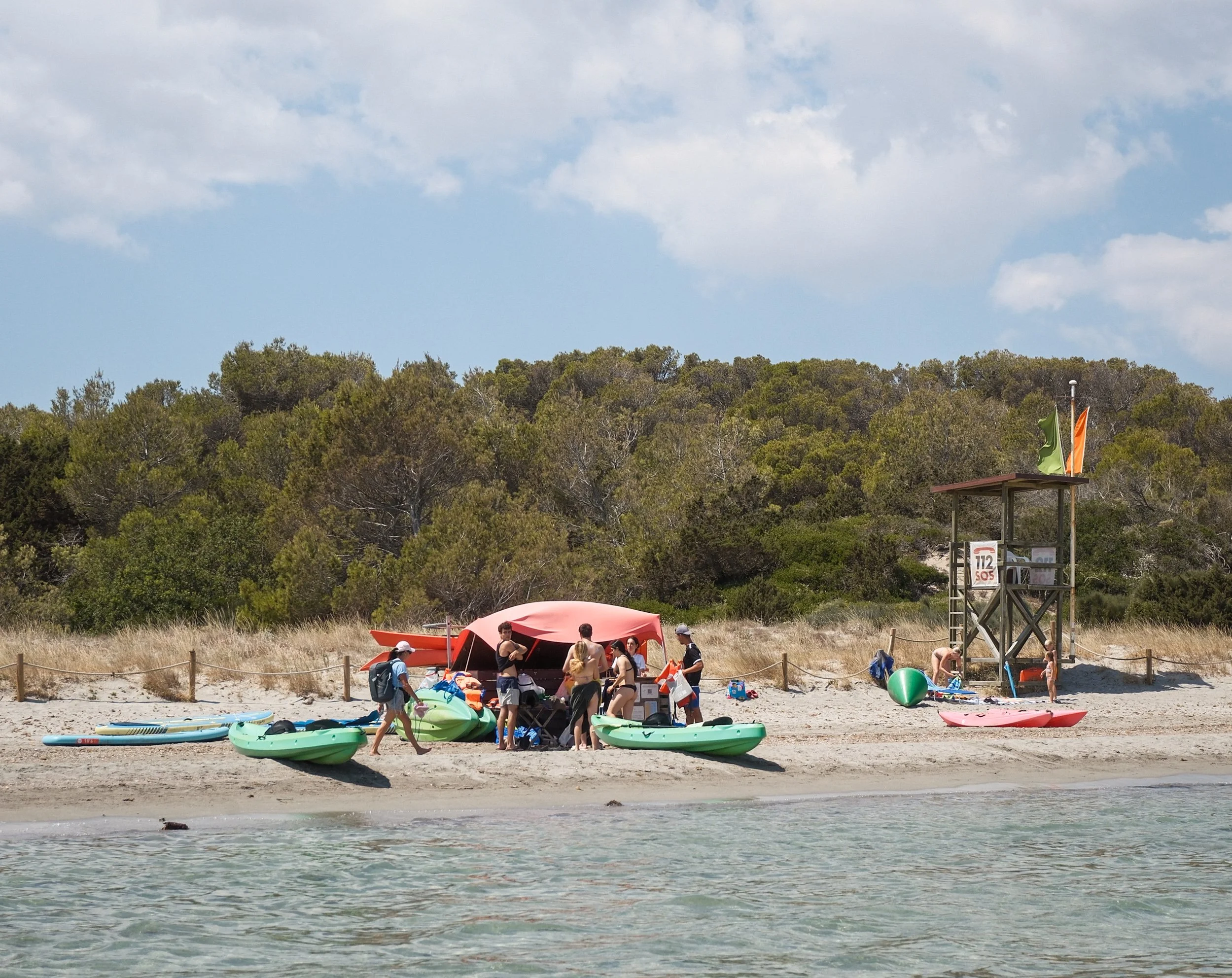 es grau kayak rental in menorca spain