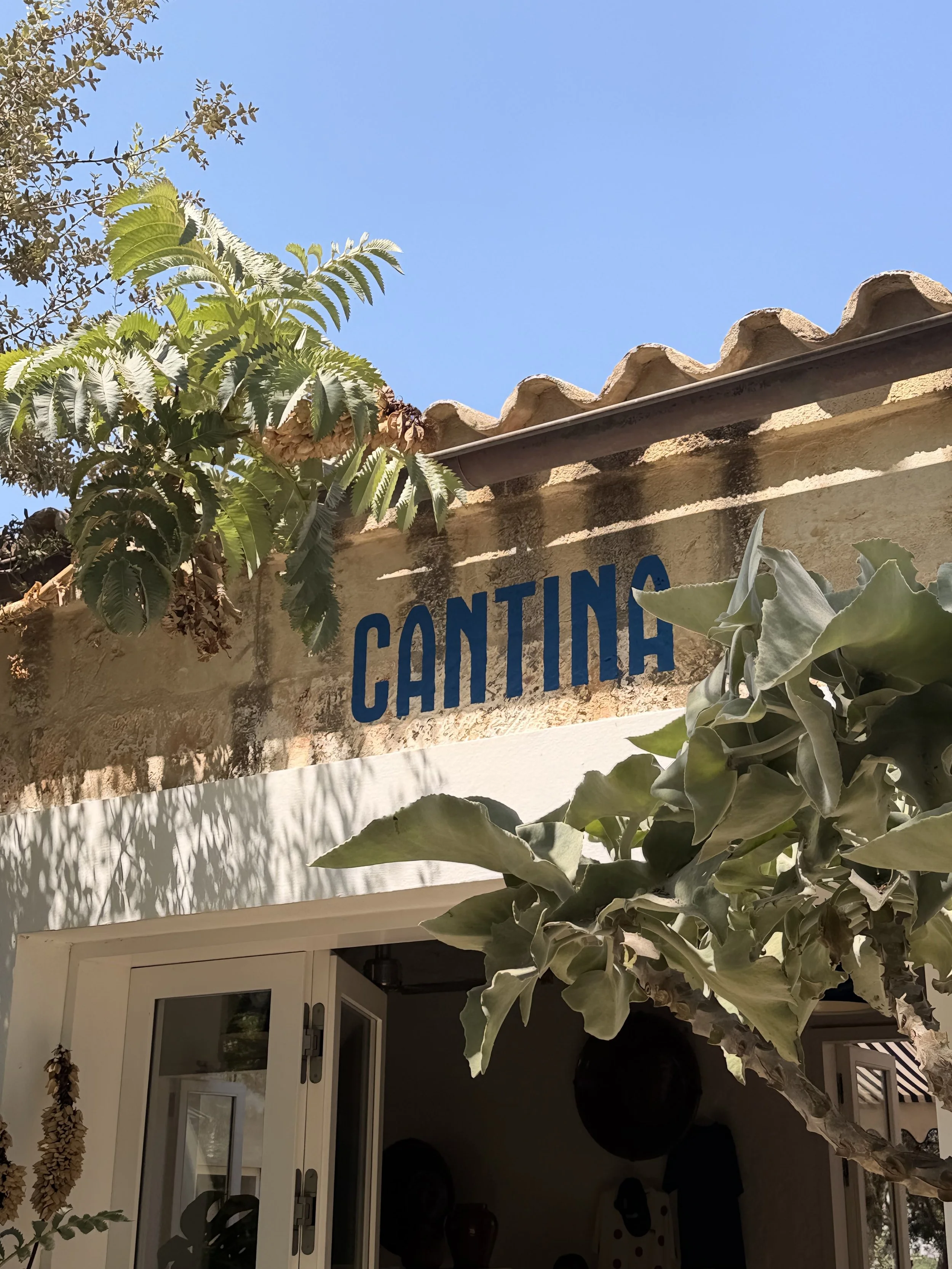 cantina restaurant at hauser & wirth in menorca spain