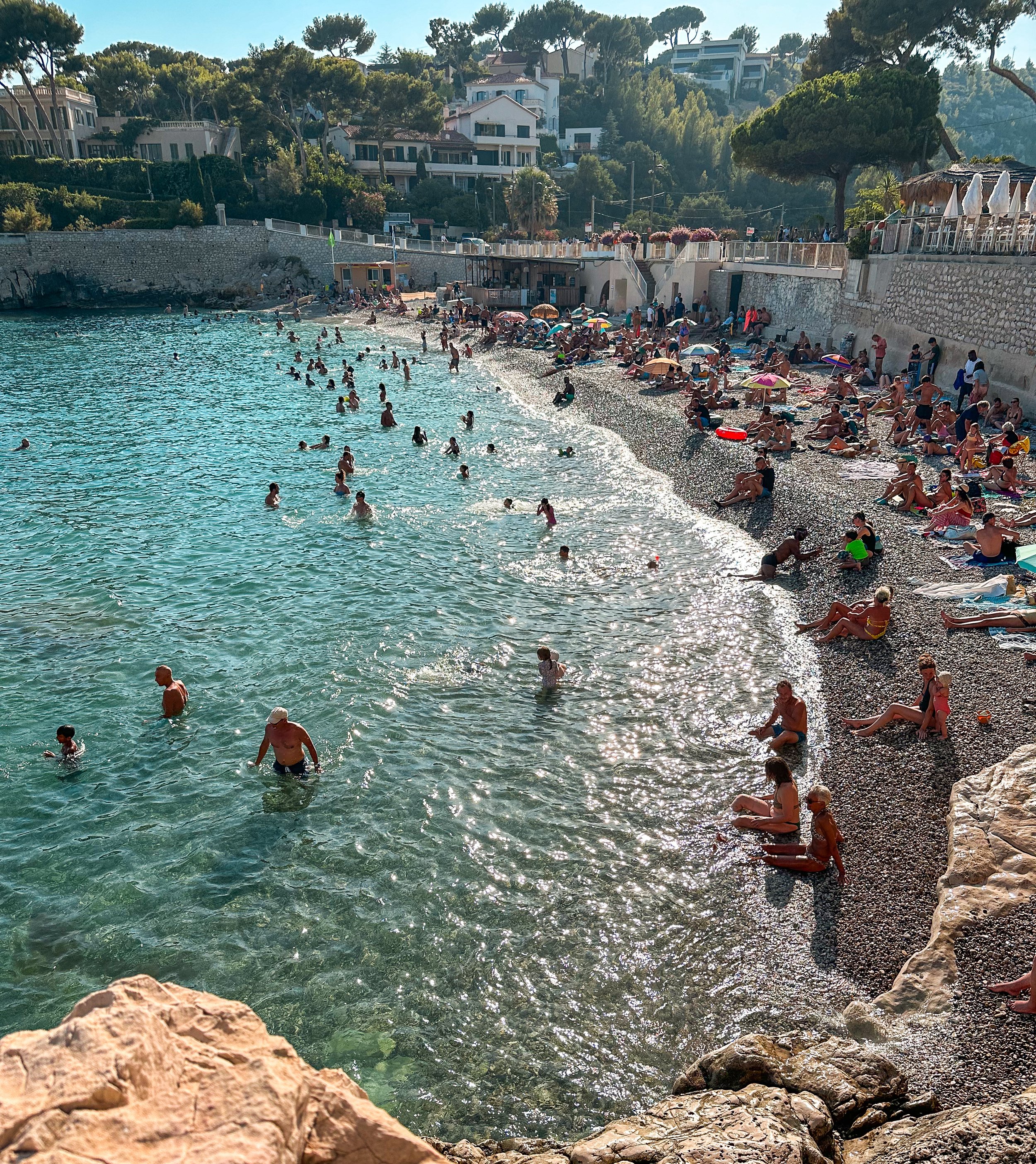 cassis beach in south of france