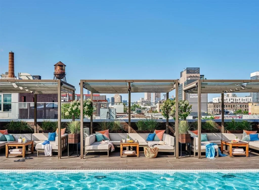 pool at the william vale in williamsburg brooklyn