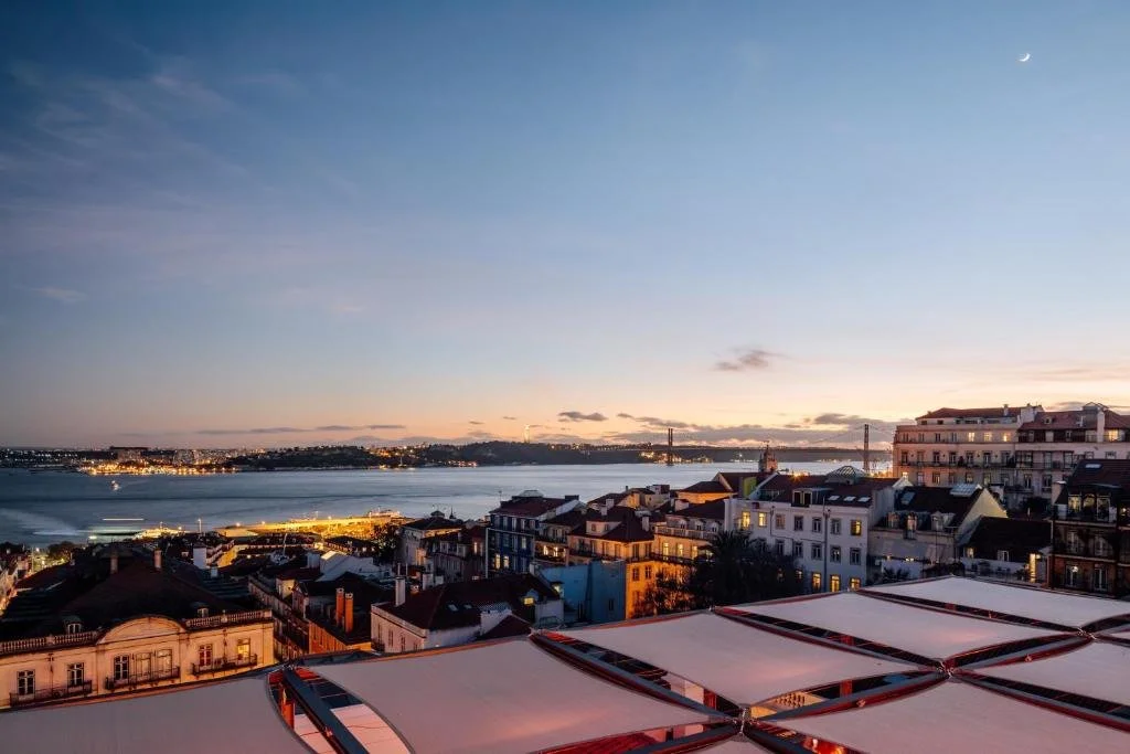rooftop restaurant at Bairro Alto Hotel in Lisbon Portugal