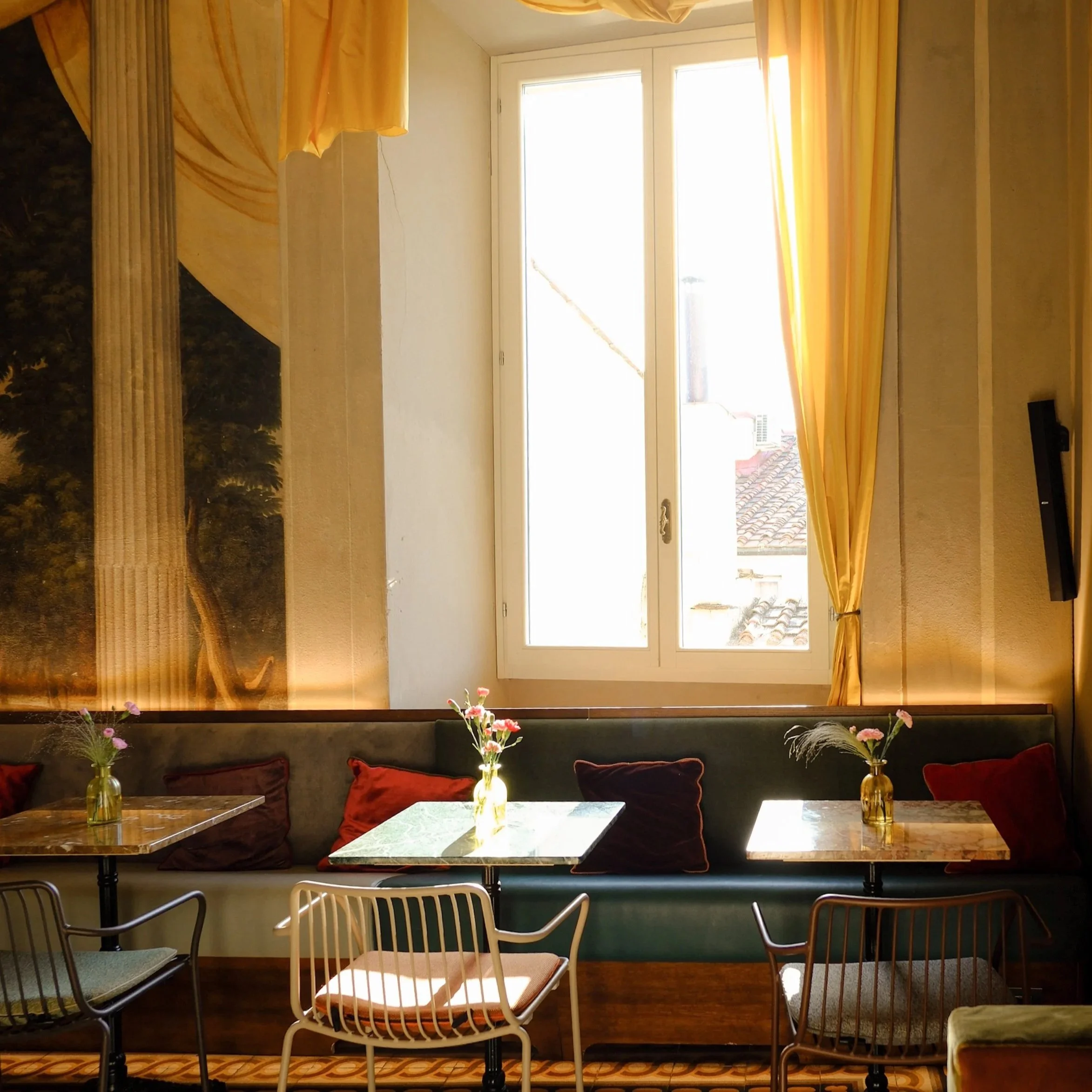dining area for breakfast at Stella d'Italia