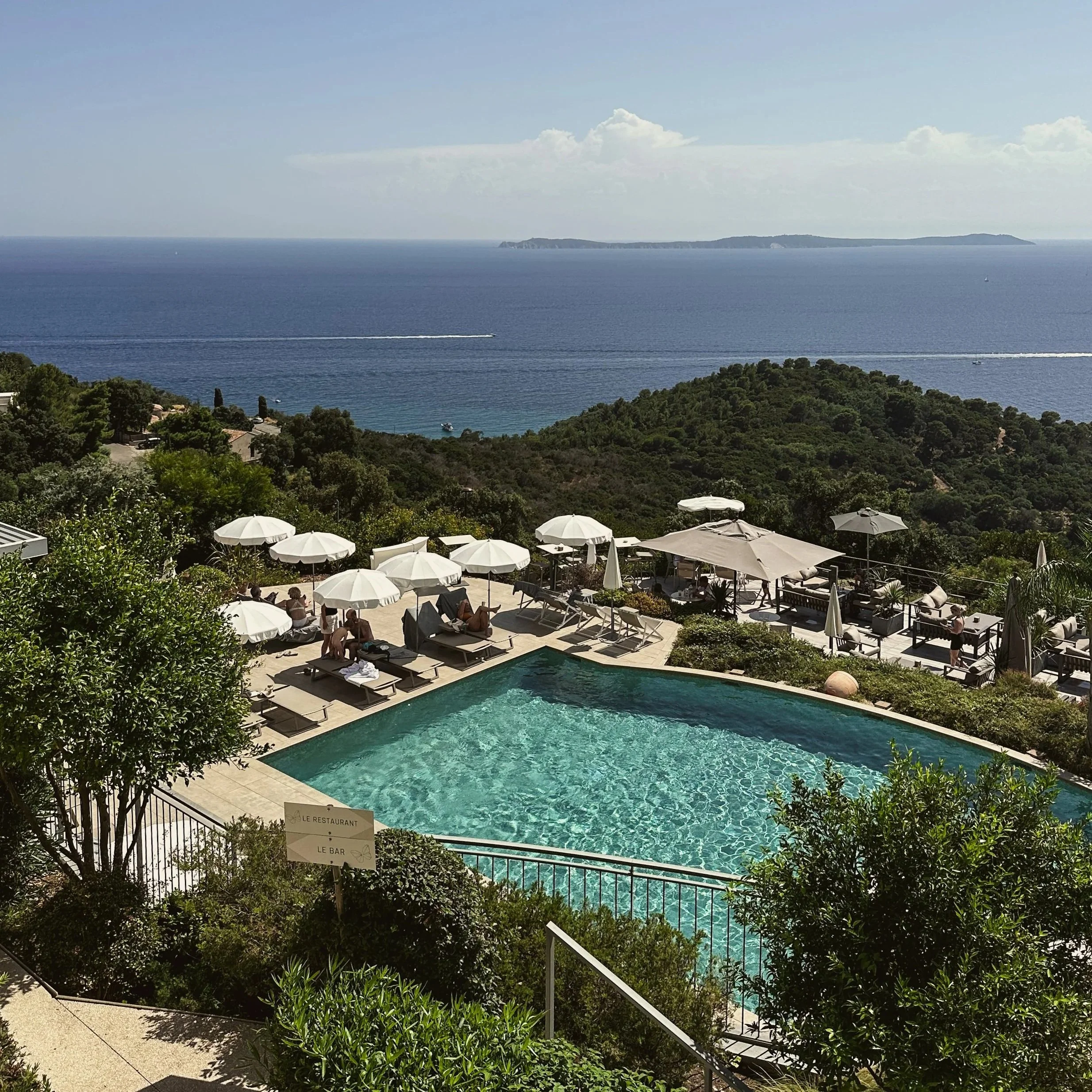 Pool at la villa douce