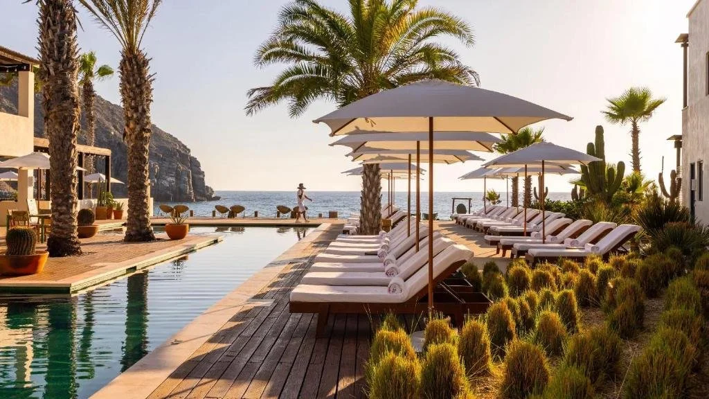 pool at hotel san cristobal in todos santos