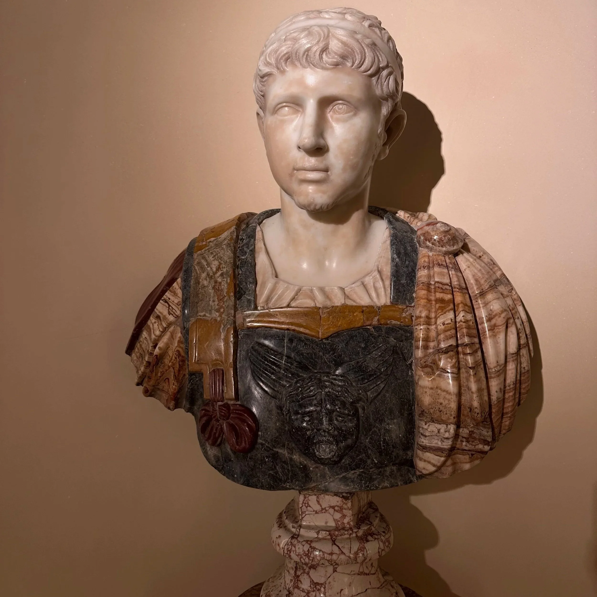 original statute from palazzo talia in rome italy