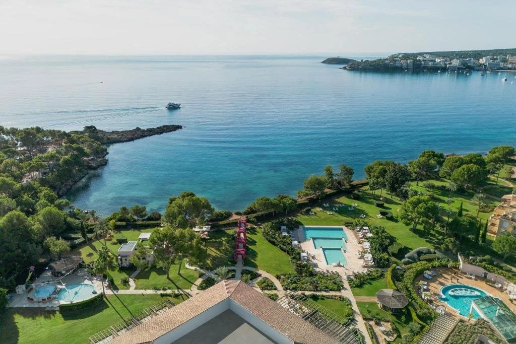 aerial view of st. regis mardavall mallorca resort in mallorca spain