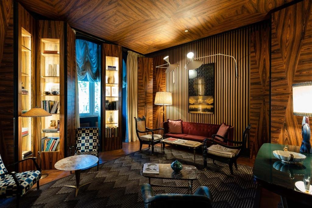lobby at valverde hotel in lisbon portugal