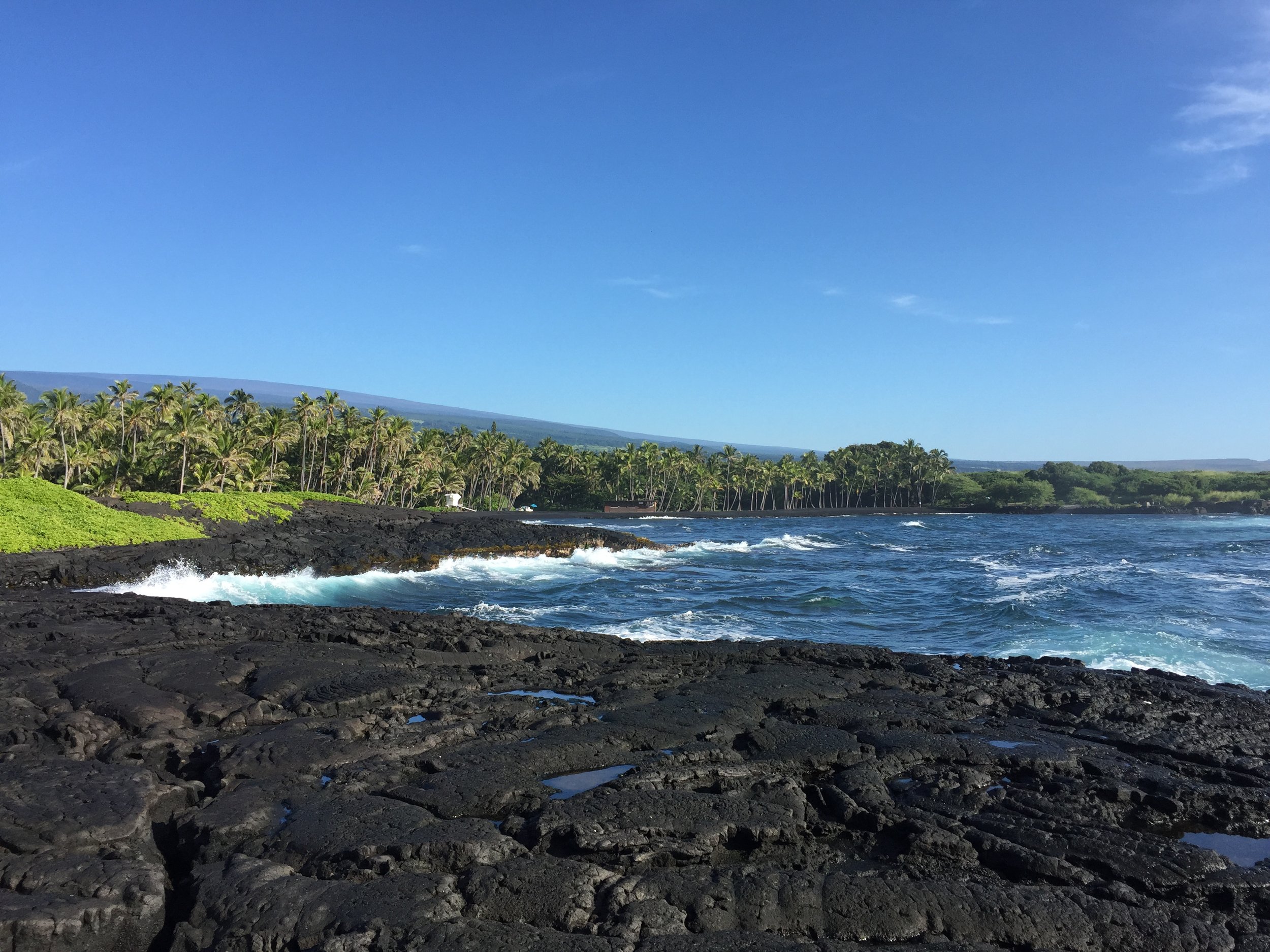 lava rock near volcano national park on big island hawaii