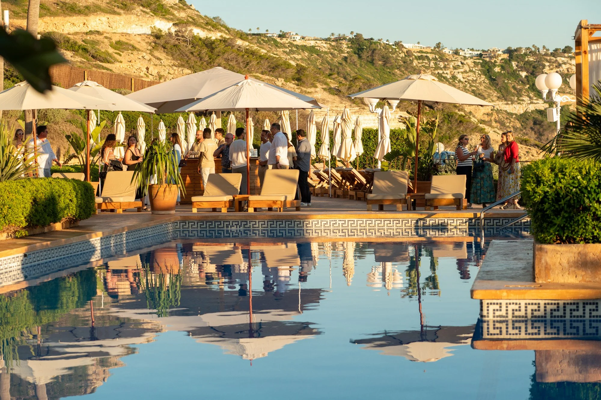 mhares sea club pool in cala blava mallorca