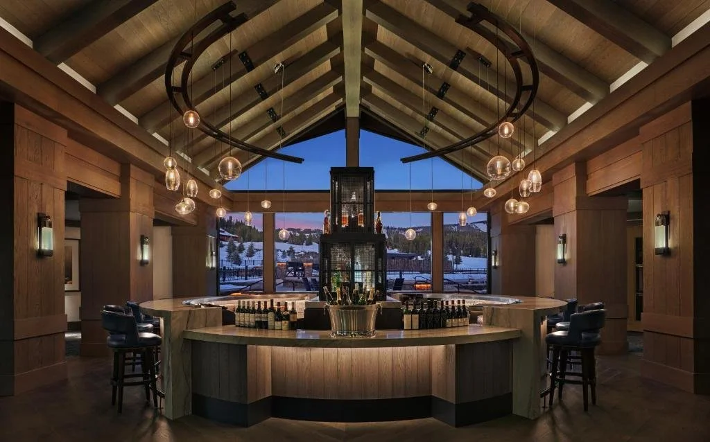lobby at montage big ski in montana