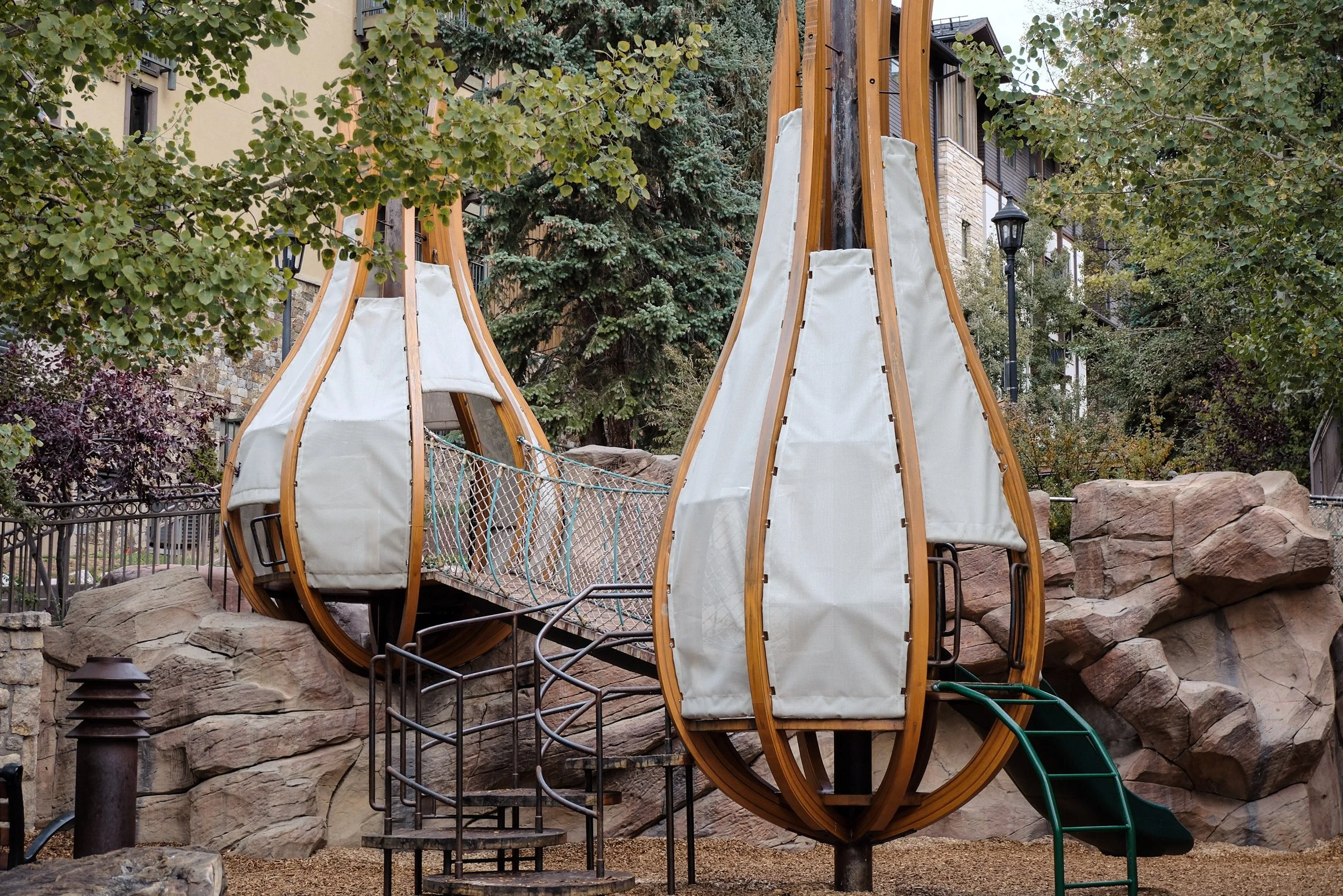 kid's playground in vail, colorado