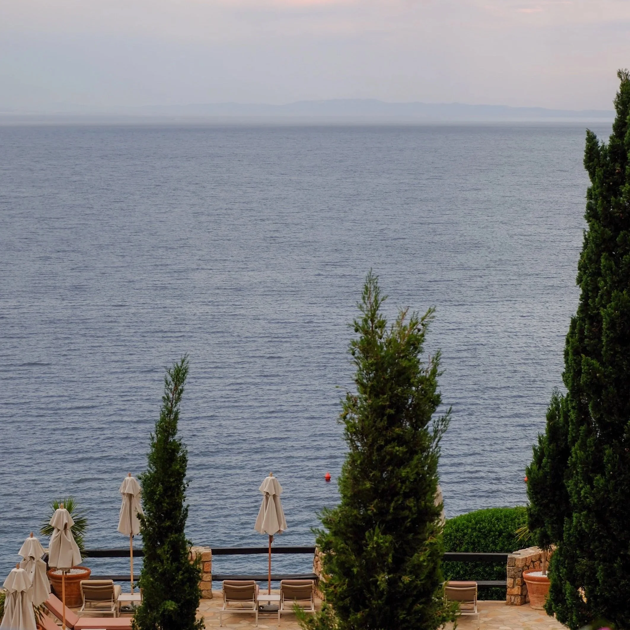 hotel il pelicano on the tuscan coast overlooking the ocean