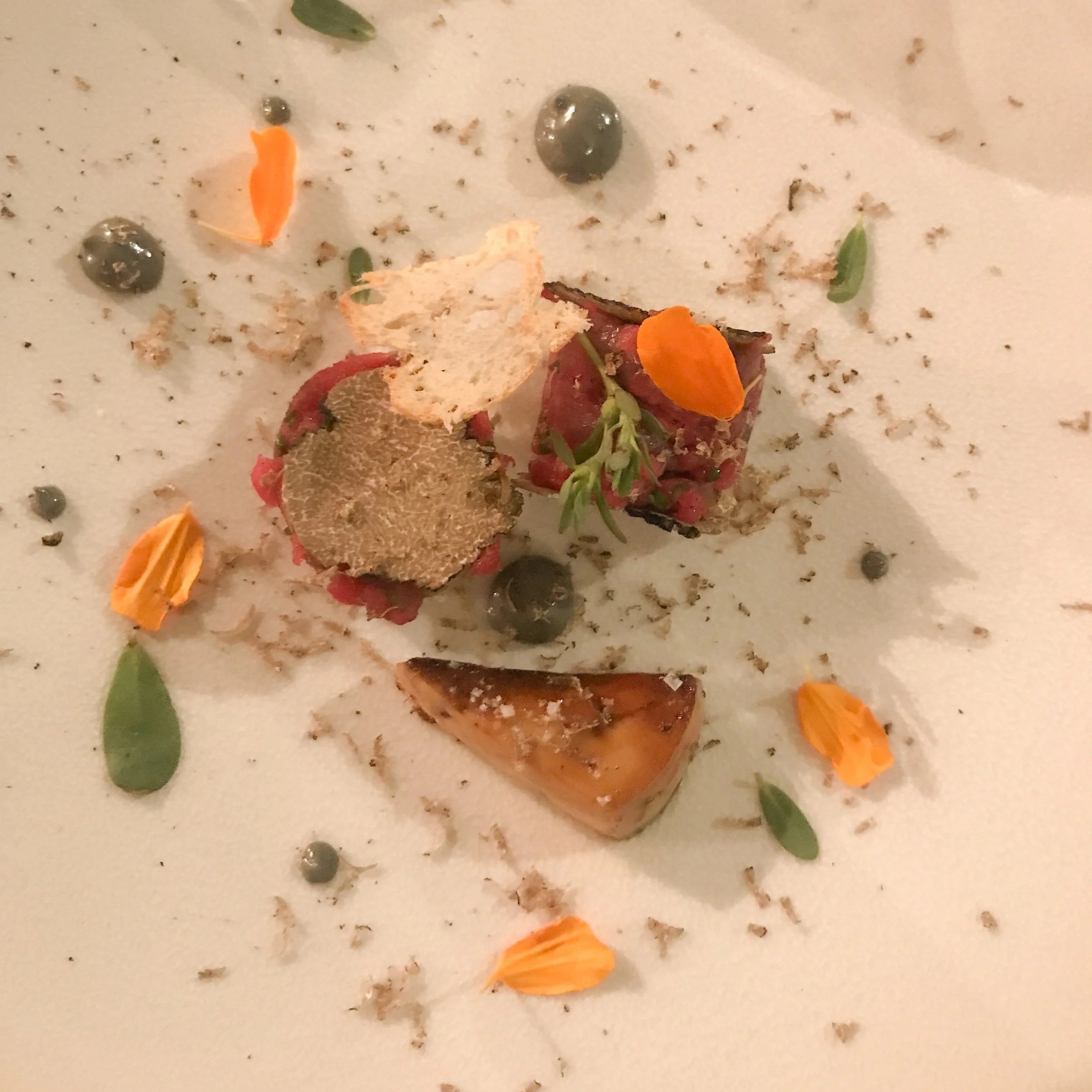 incredible dinner at La Table du Ventoux in Crillon le Brave, one of the best hotels in Provence