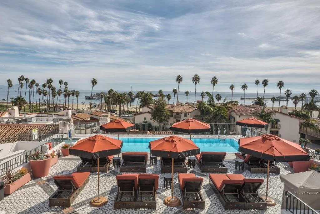 pool at hotel californian in santa barbara, california