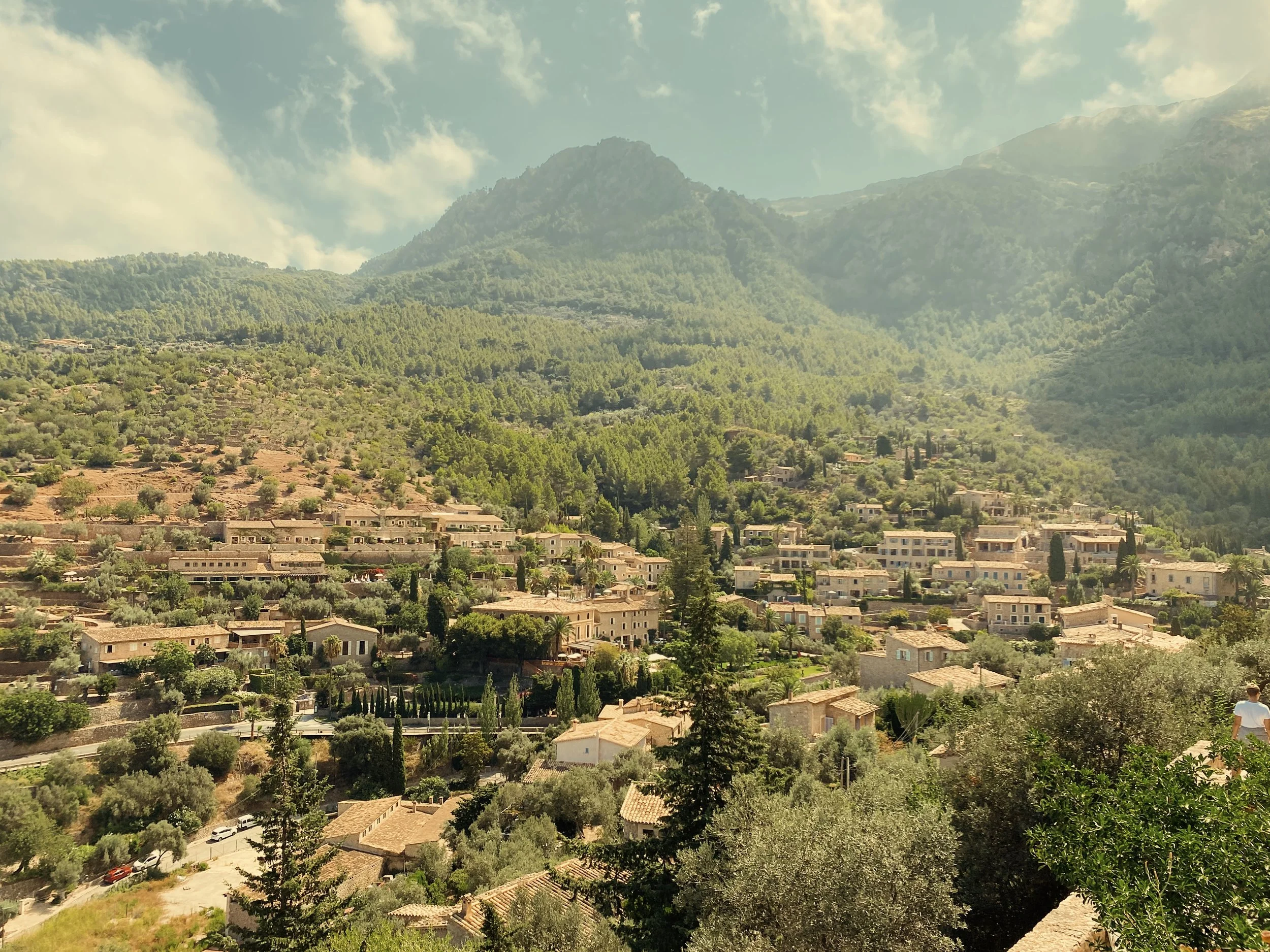 town of deia in mallorca, spain