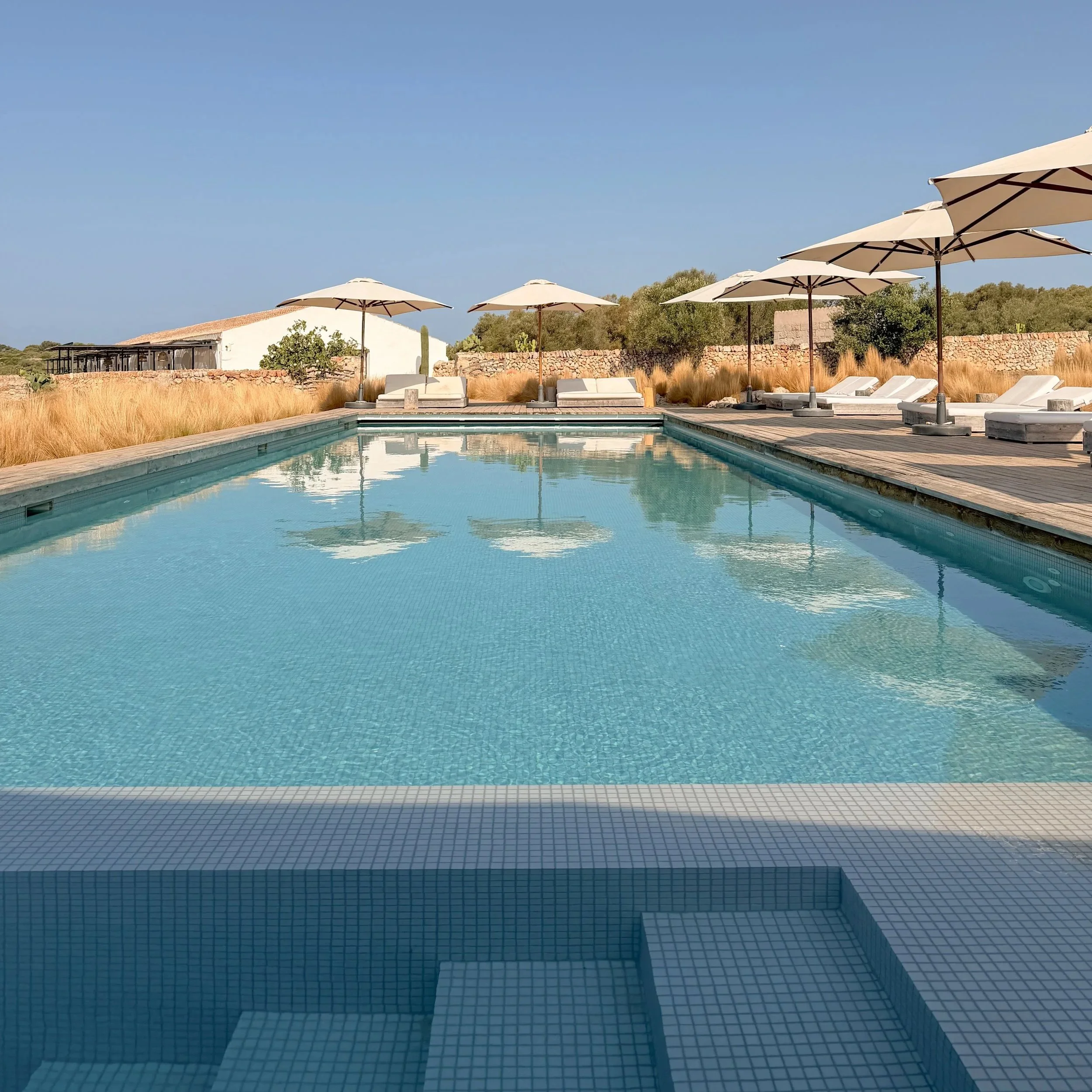 pool at fontainelle torre vella in menorca