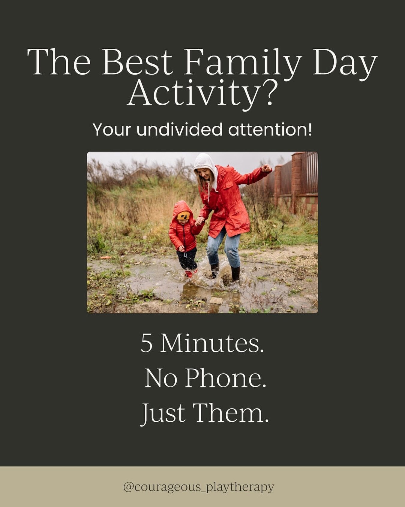 Happy Family Day 🤍

No pressure.
No Pinterest crafts required.
No &ldquo;making it magical.&rdquo;

Just pick one small moment and lean in.

Family Day Connection Challenge:

Have a 5-minute &ldquo;Yes Time.&rdquo;
For five minutes, your child choos
