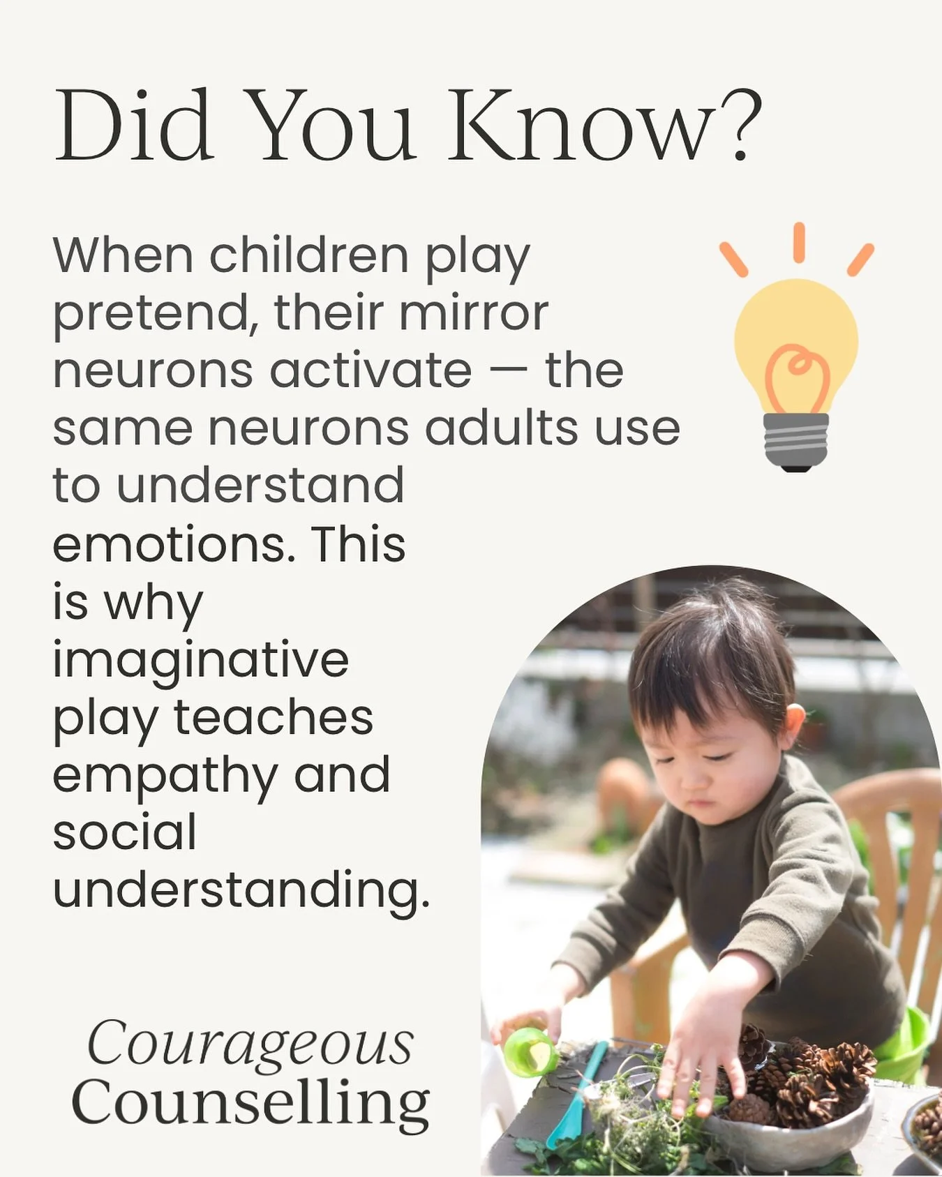 Did you know that when your child is playing pretend, they&rsquo;re actually learning how to understand others?

When they&rsquo;re being the teacher, the parent, or even a superhero, they&rsquo;re trying on different roles, working through experienc