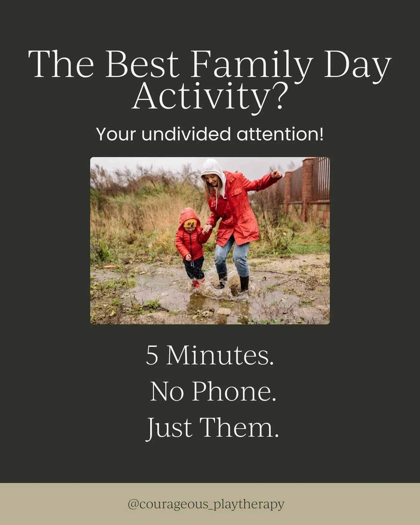Happy Family Day 🤍

No pressure.
No Pinterest crafts required.
No &ldquo;making it magical.&rdquo;

Just pick one small moment and lean in.

Family Day Connection Challenge:

Have a 5-minute &ldquo;Yes Time.&rdquo;
For five minutes, your child choos