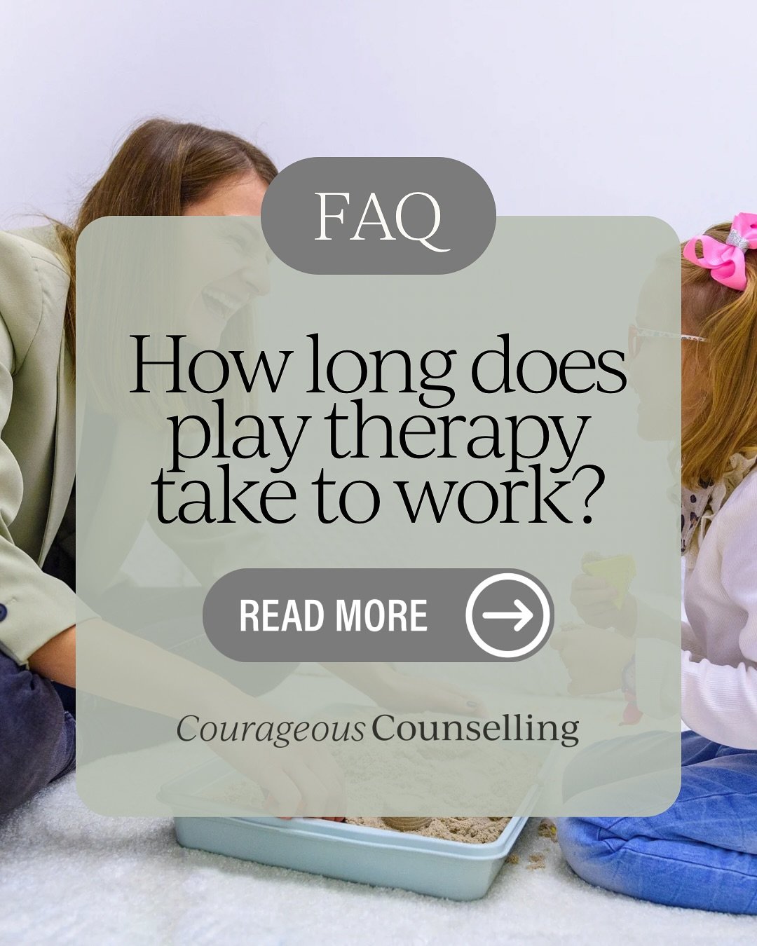 There&rsquo;s no set timeline for play therapy. While some children begin to show shifts within a few months, the pace of change is guided by each child&rsquo;s unique needs and the safety of the therapeutic relationship.