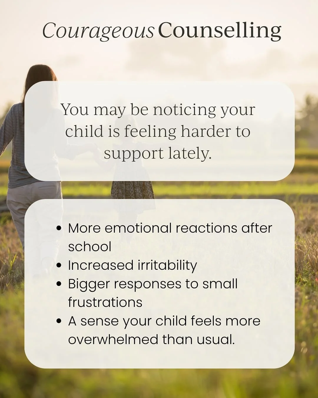 Many parents assume therapy should wait until the school year feels more settled or when things are at their worst.

Summer is often an effective time to begin support for children.

It offers more flexibility in scheduling, no missed school time, an