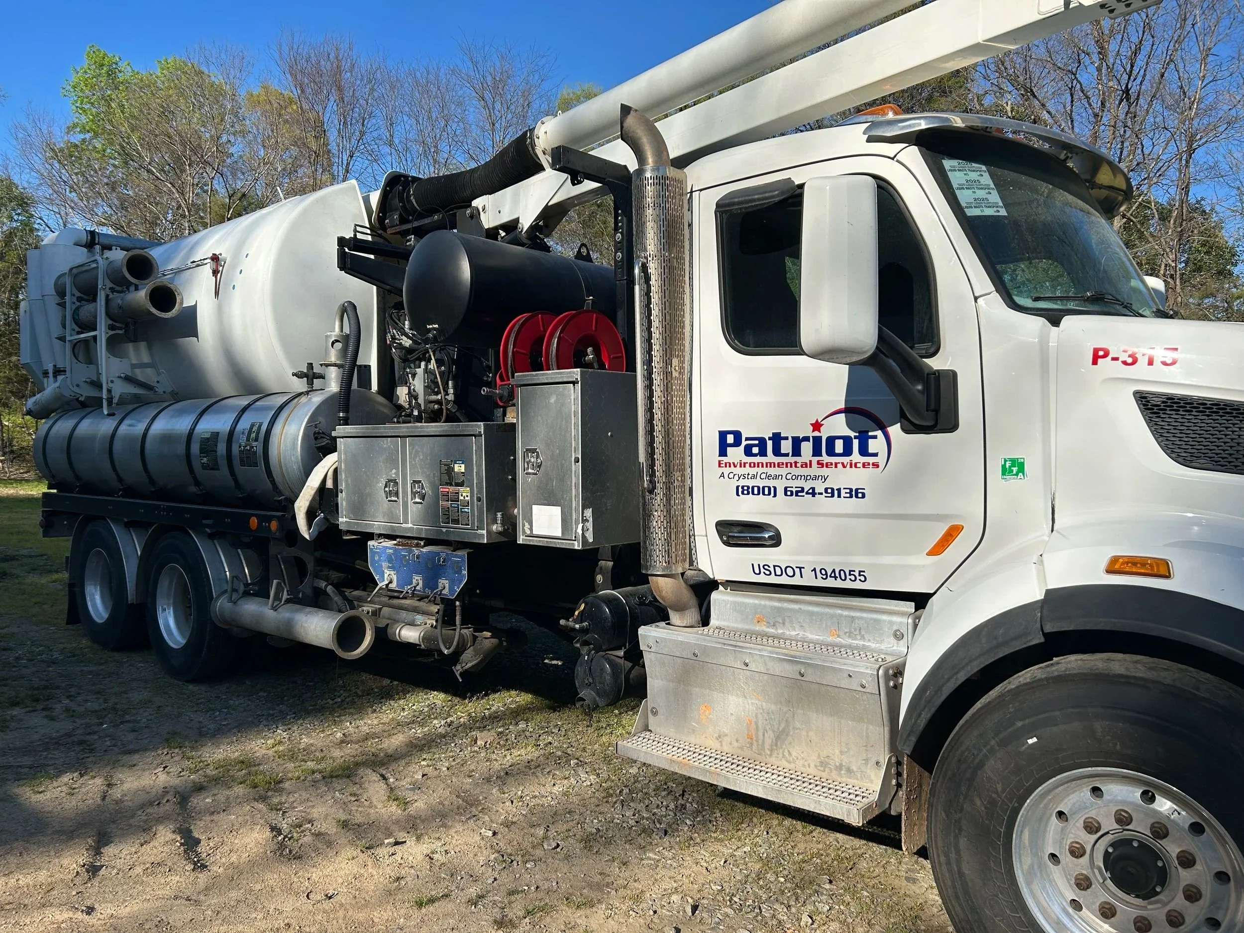 Commercial tanker truck with custom vinyl graphics installed in Harrisburg, NC