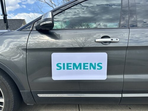 12 x 24 Vehicle Magnetic Signs for Siemens 
