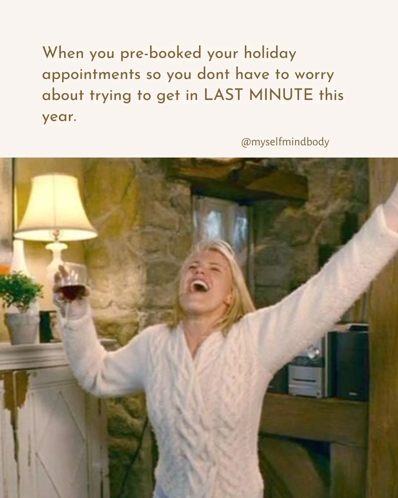 There are NO appointments left for 2025. But it&rsquo;s not too early to schedule for January. I have a few left for the first week of the year so if your neck is killing you or your skin is so dry and irritated make your appointment NOW for January.