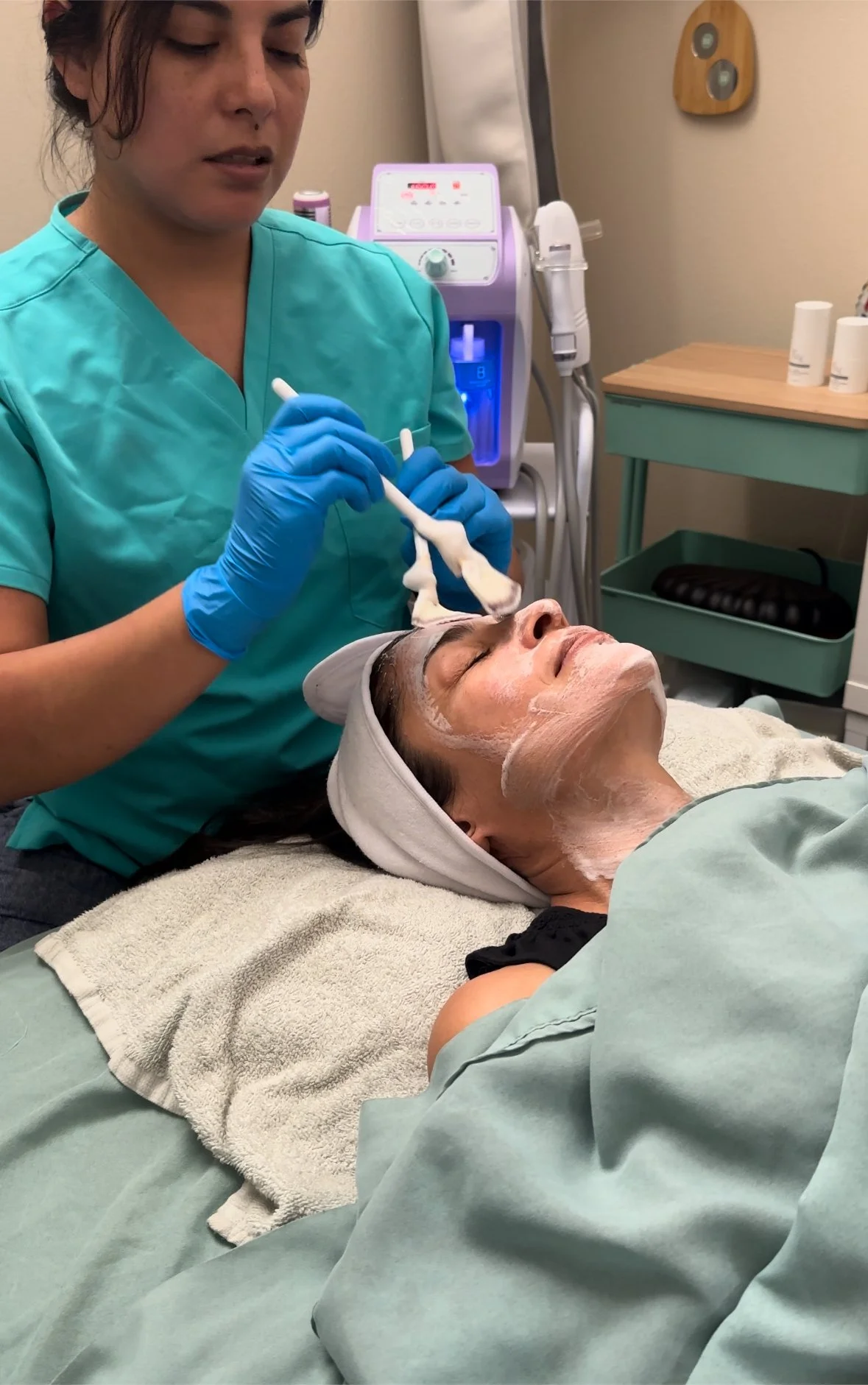 Facial for dry skin in Newport Beach, CA.