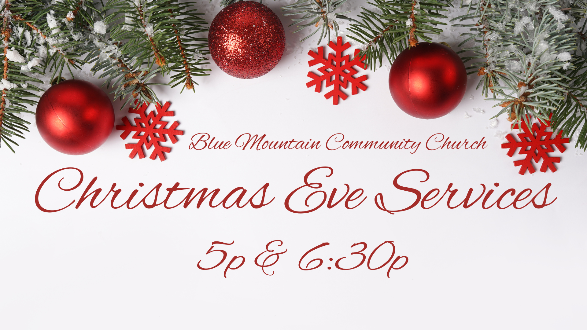Christmas Eve Service