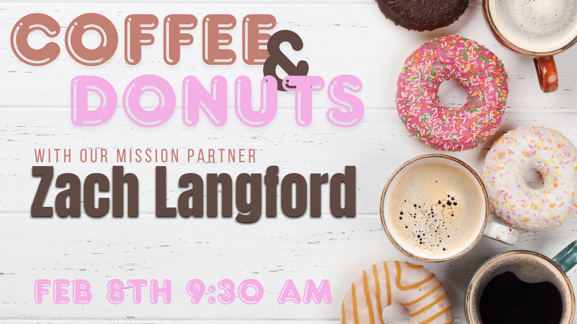 Donuts with Z. Langford