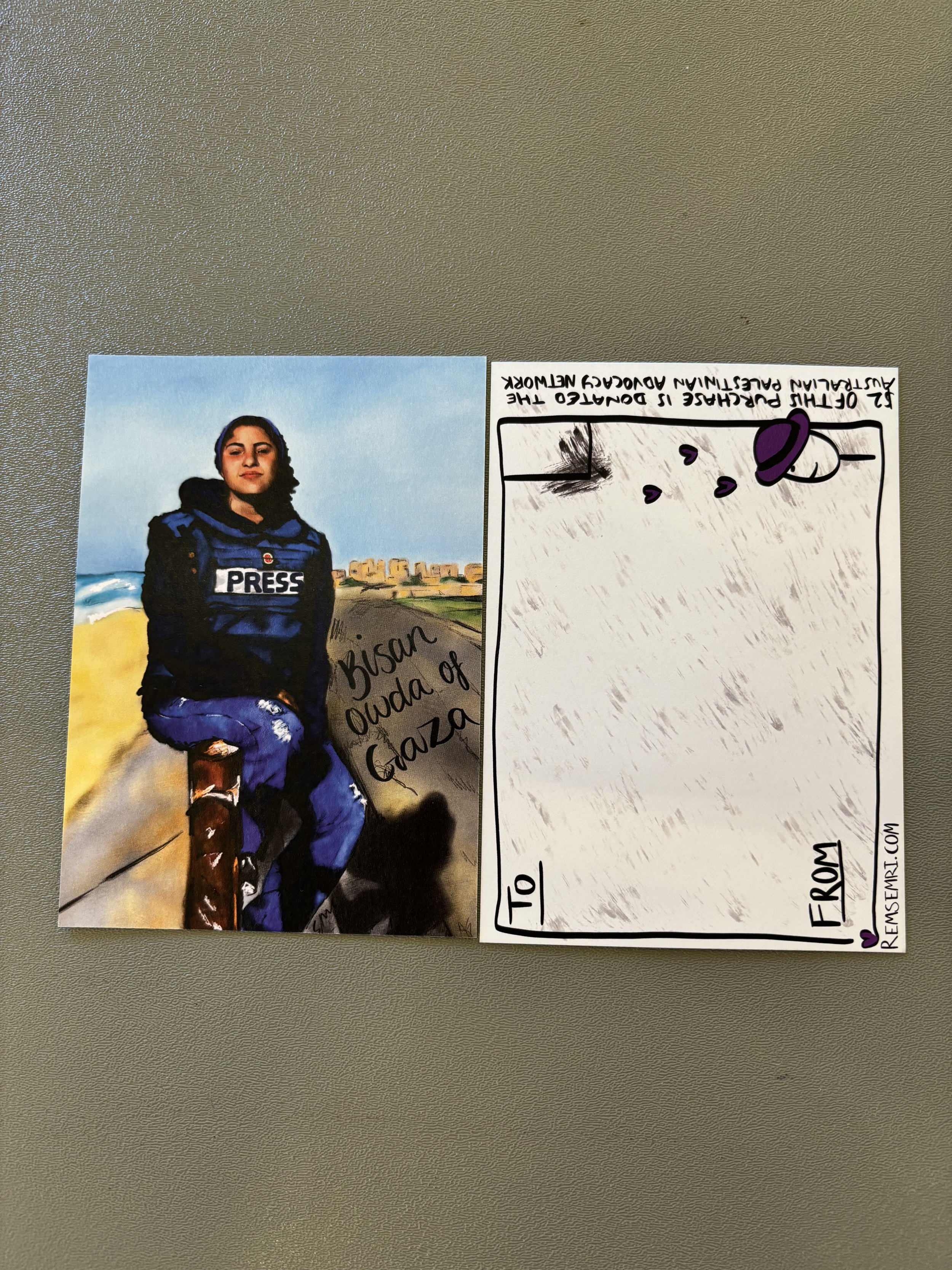 Bisan Owda Postcard