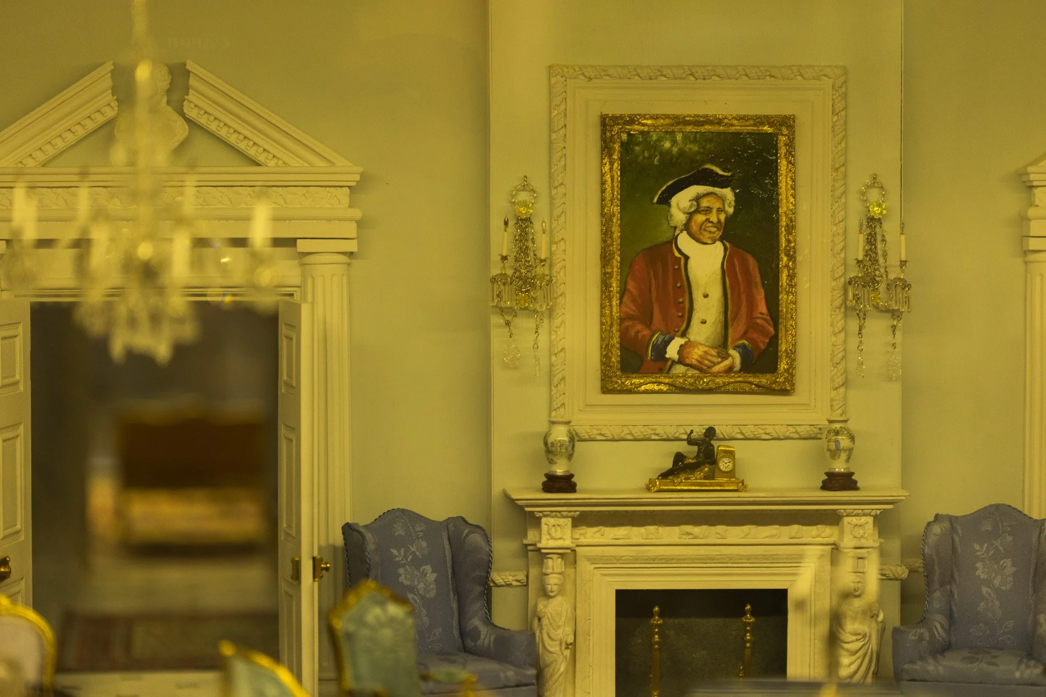 Miniature dollhouse from the Museum of the Shenandoah