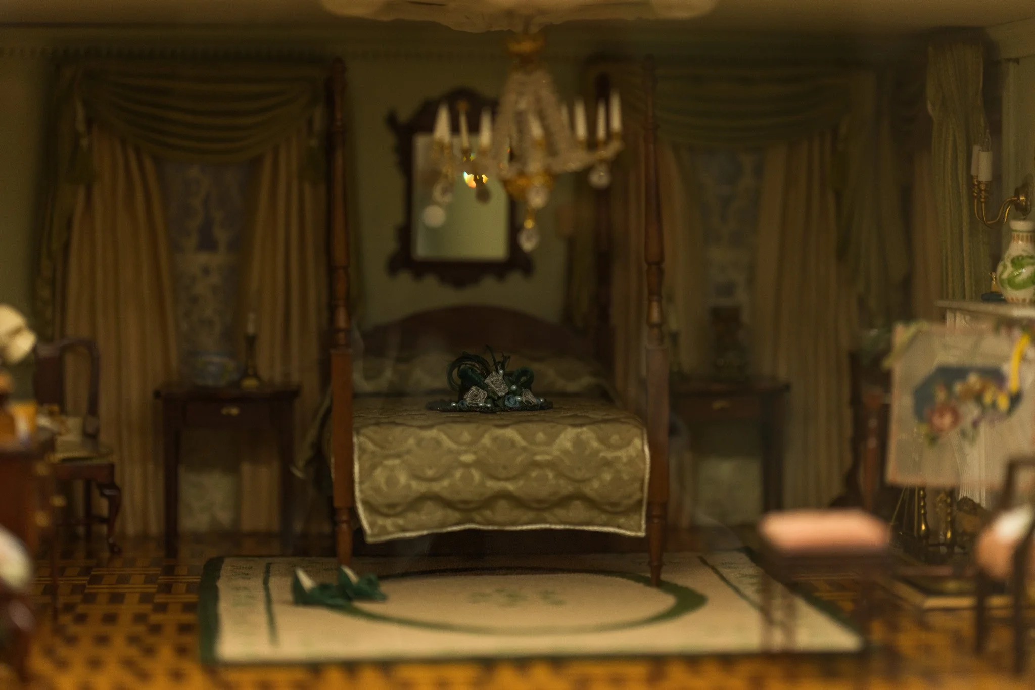 Miniature dollhouse from the Museum of the Shenandoah