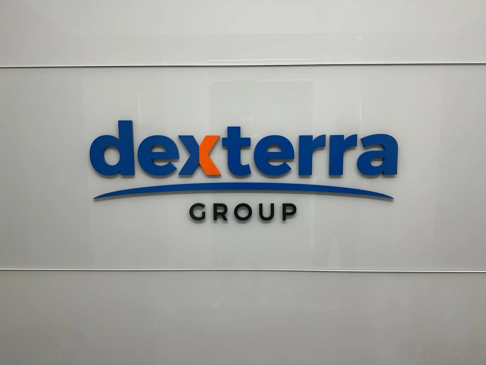 Custom interior sign installation project